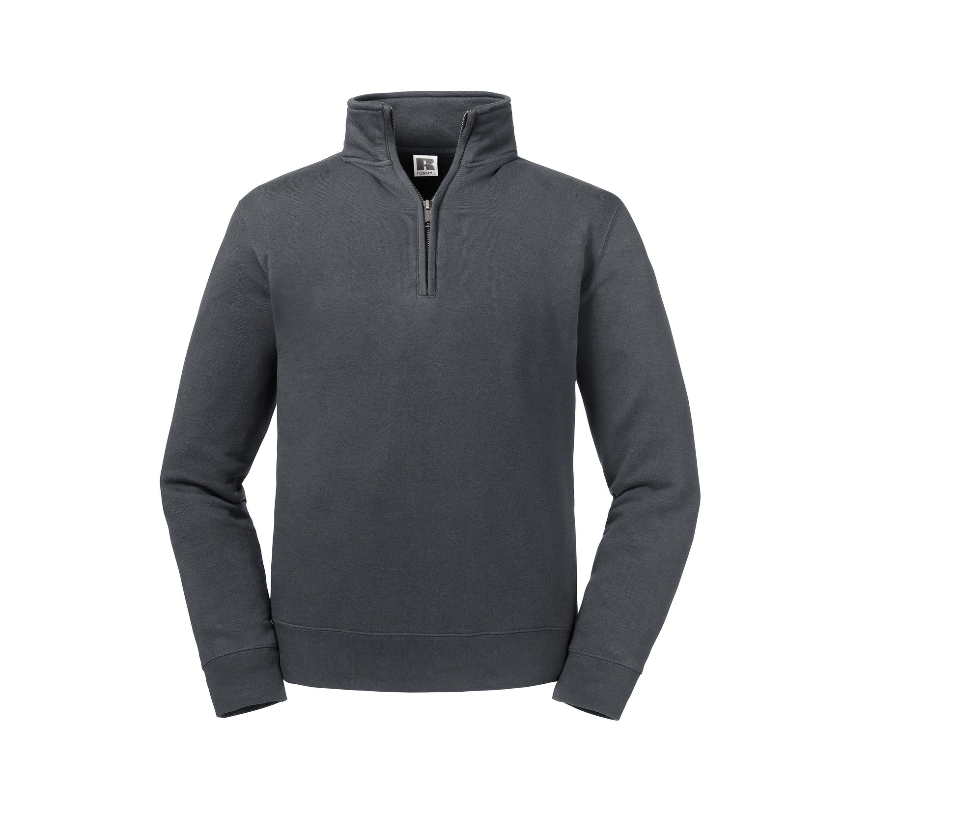 Sweat Col Zippé Authentic - Convoy Grey