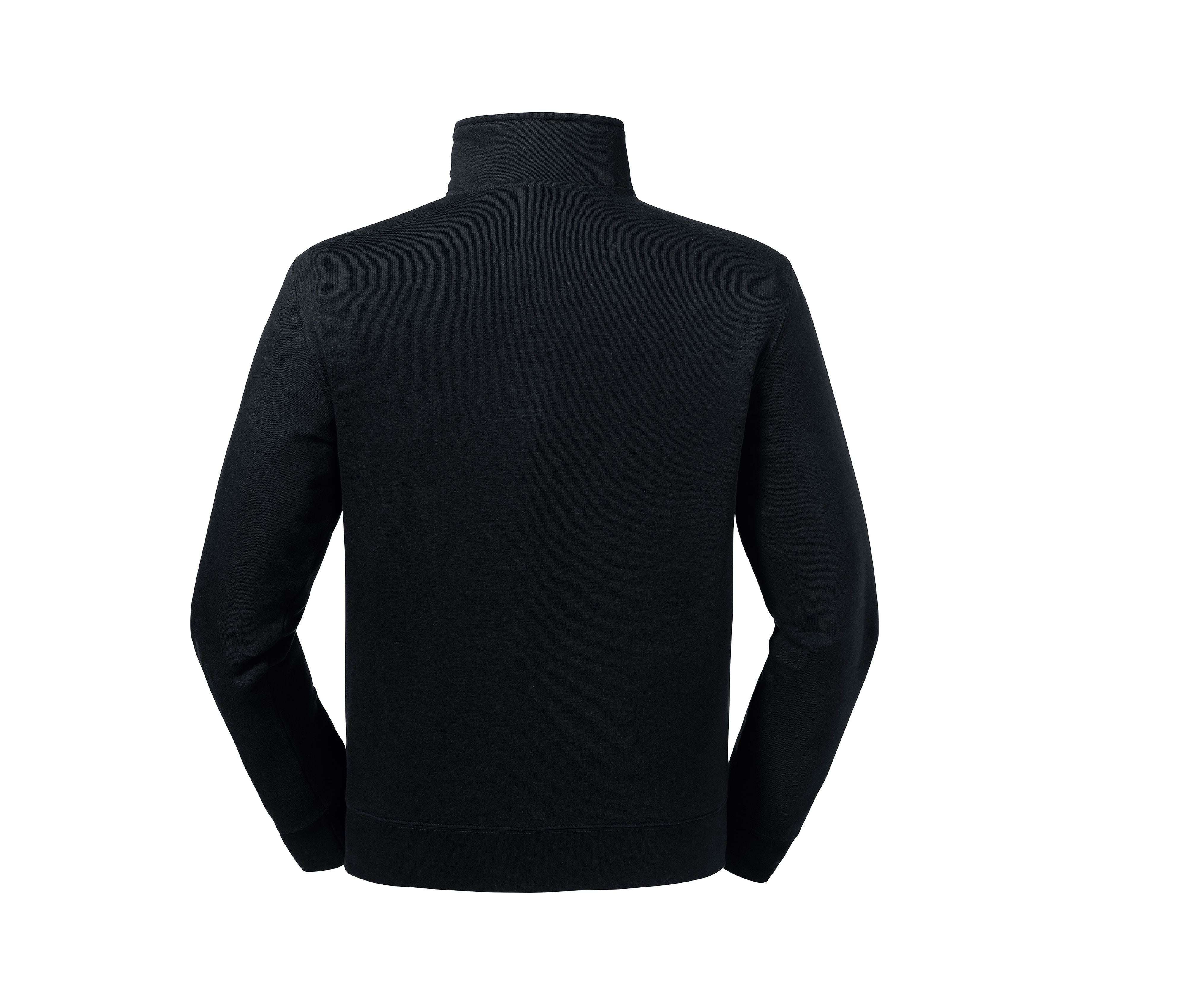 Sweat Col Zippé Authentic - Black