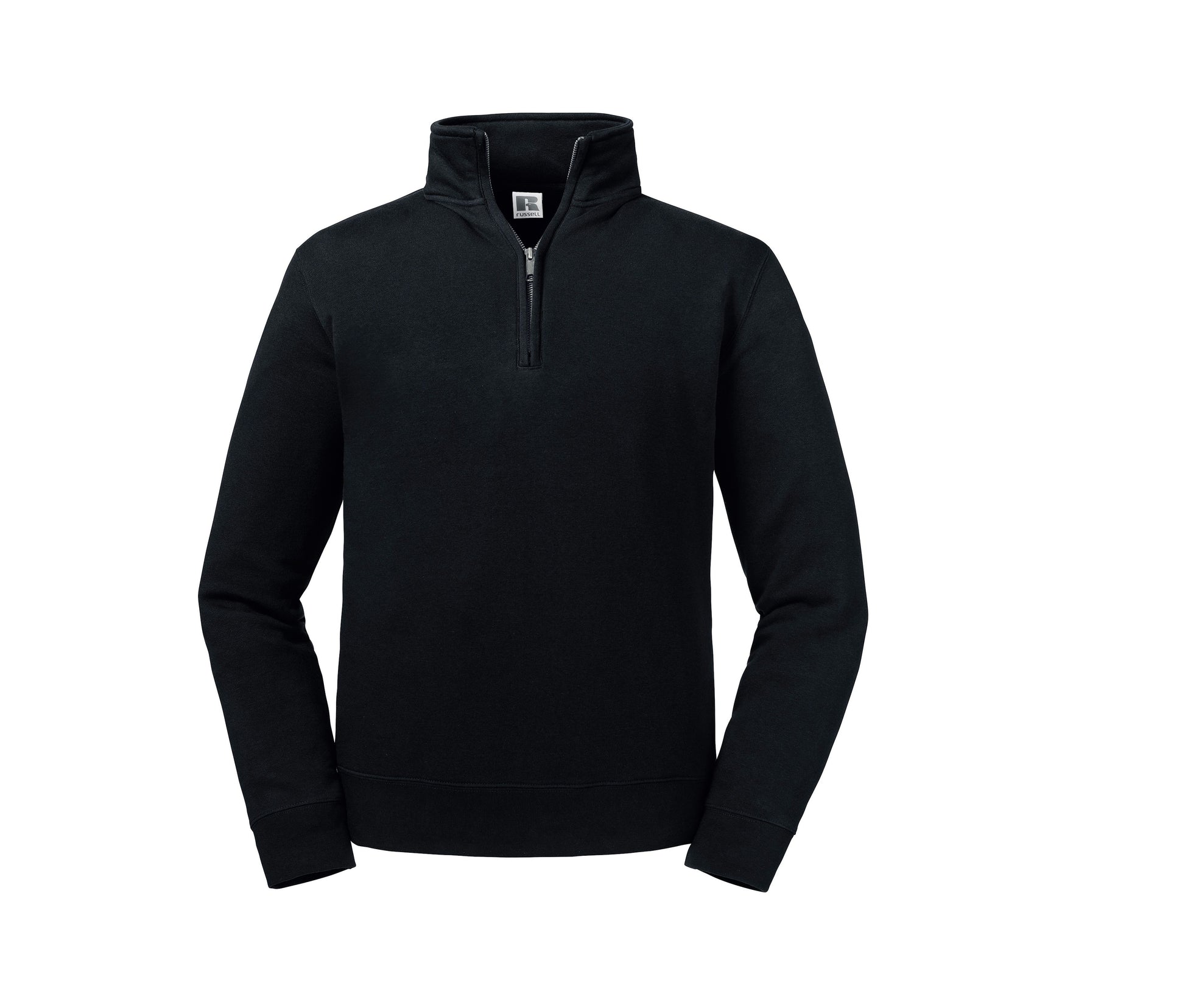 Sweat Col Zippé Authentic - Black