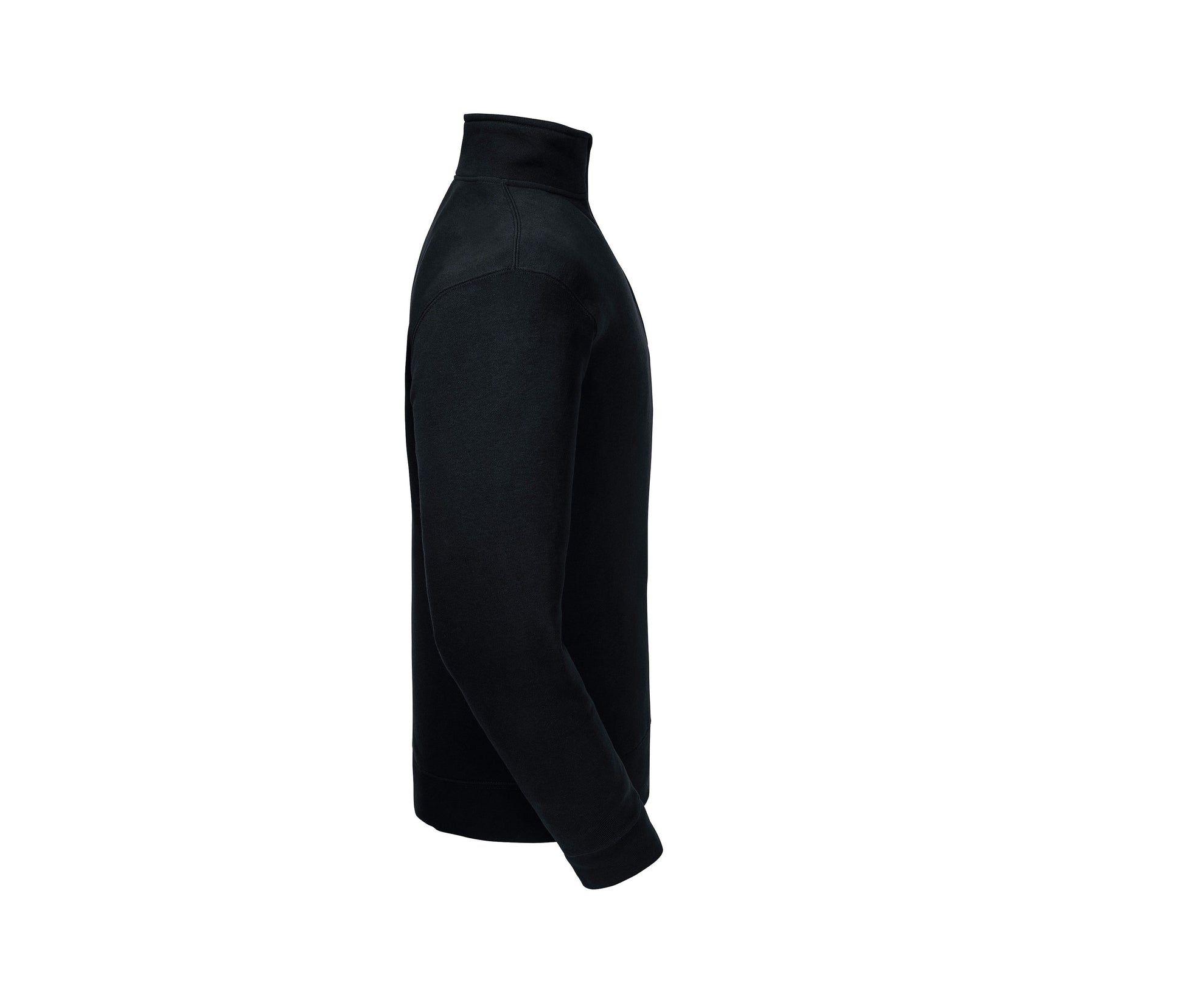 Sweat Col Zippé Authentic - Black