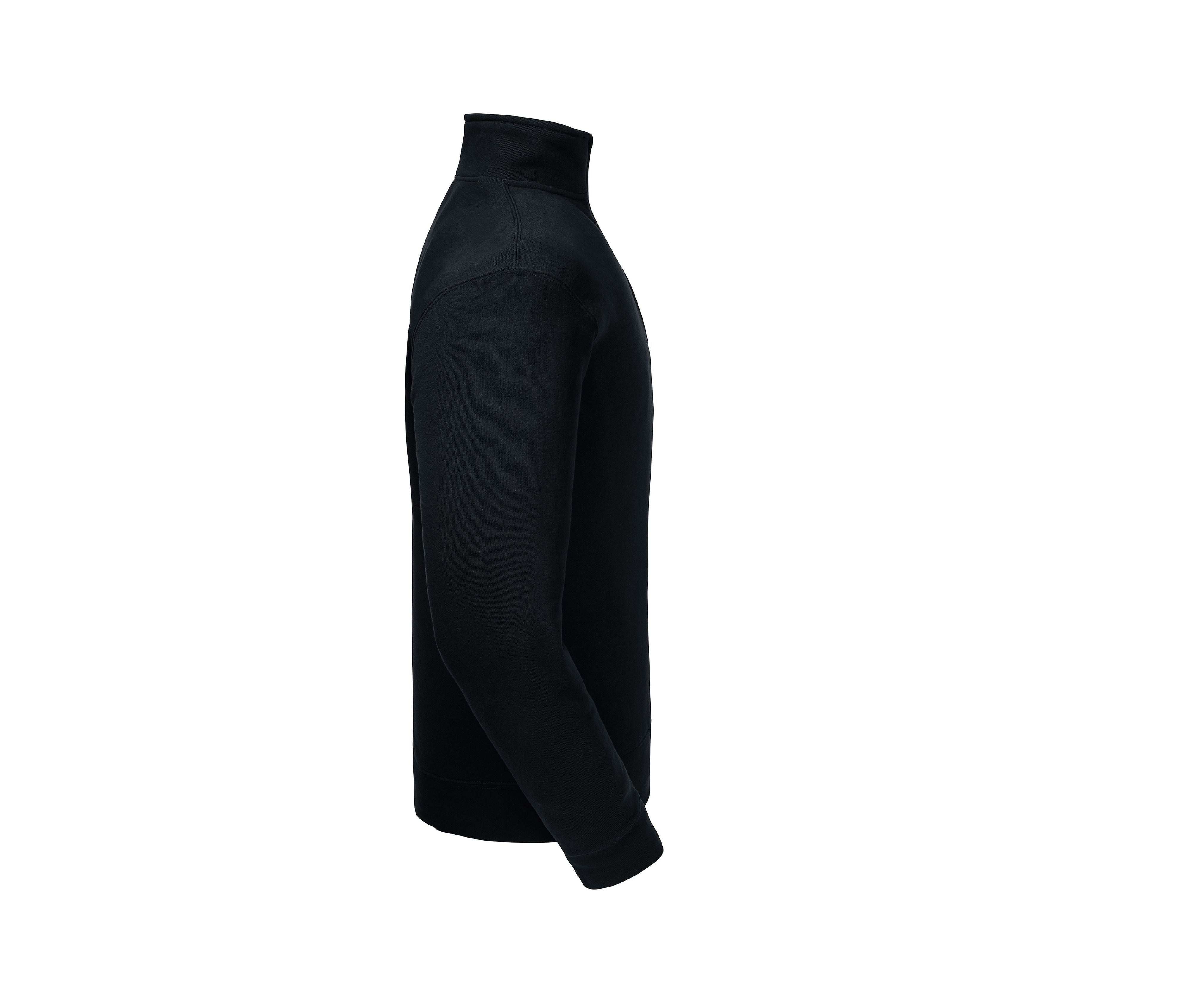 Sweat Col Zippé Authentic - Black