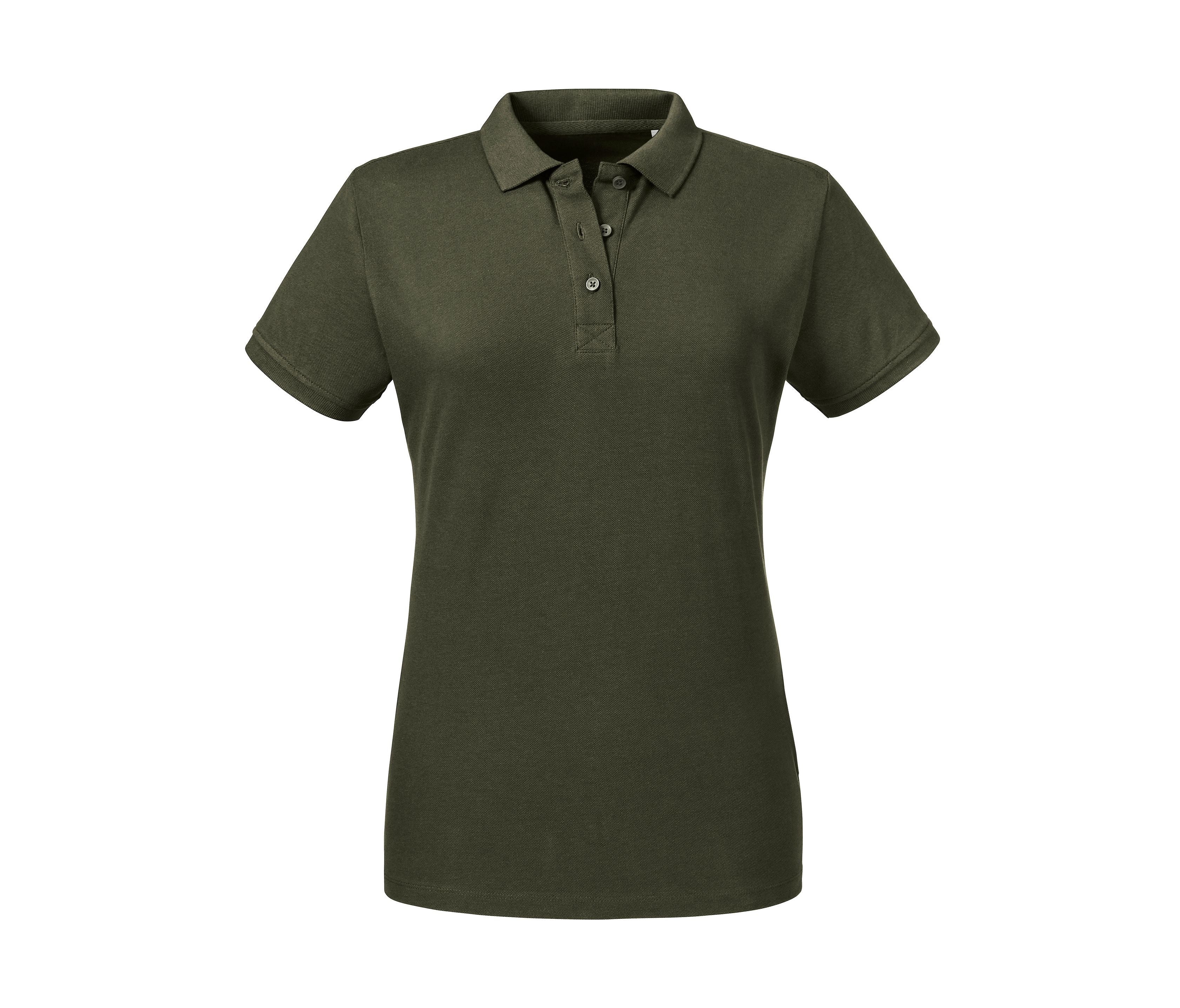 Polo Organique Femme - Dark Olive