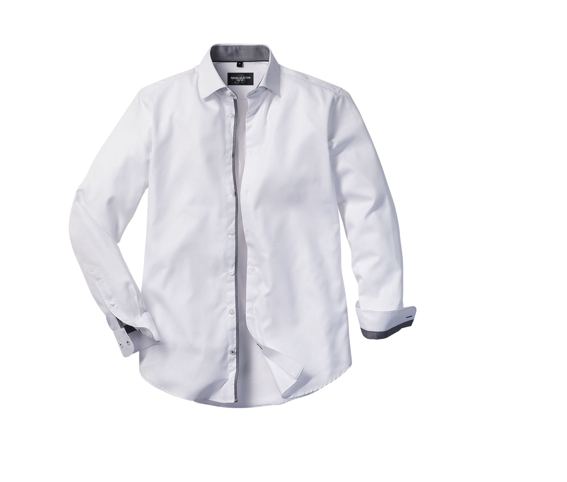 Chemise Homme à Chevrons - White/silver/convoy Grey