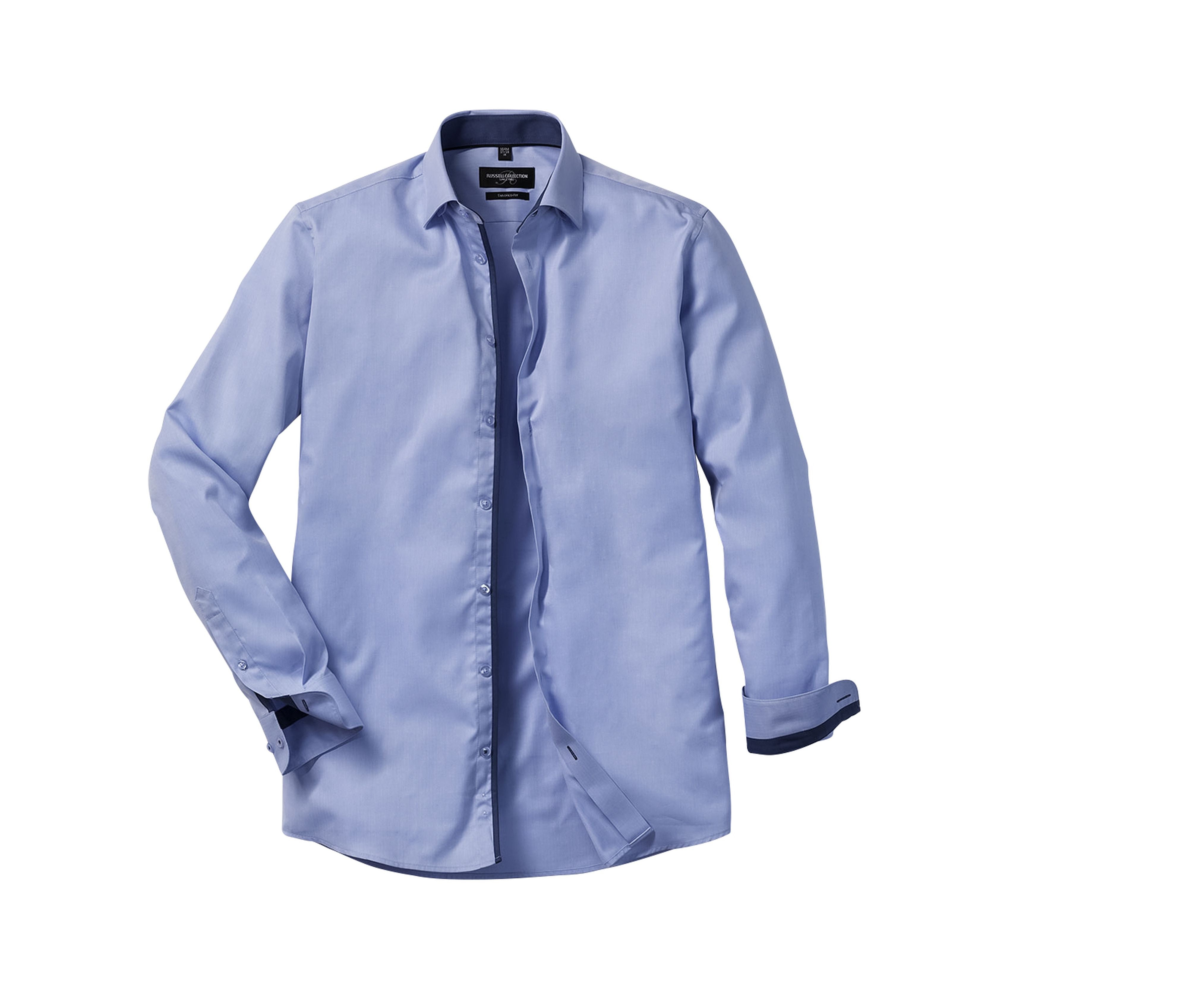 Chemise Homme à Chevrons - Light Blue/mid Blue/bright Navy