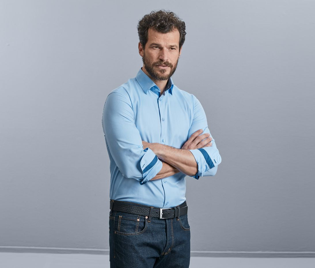 Chemise homme à chevrons