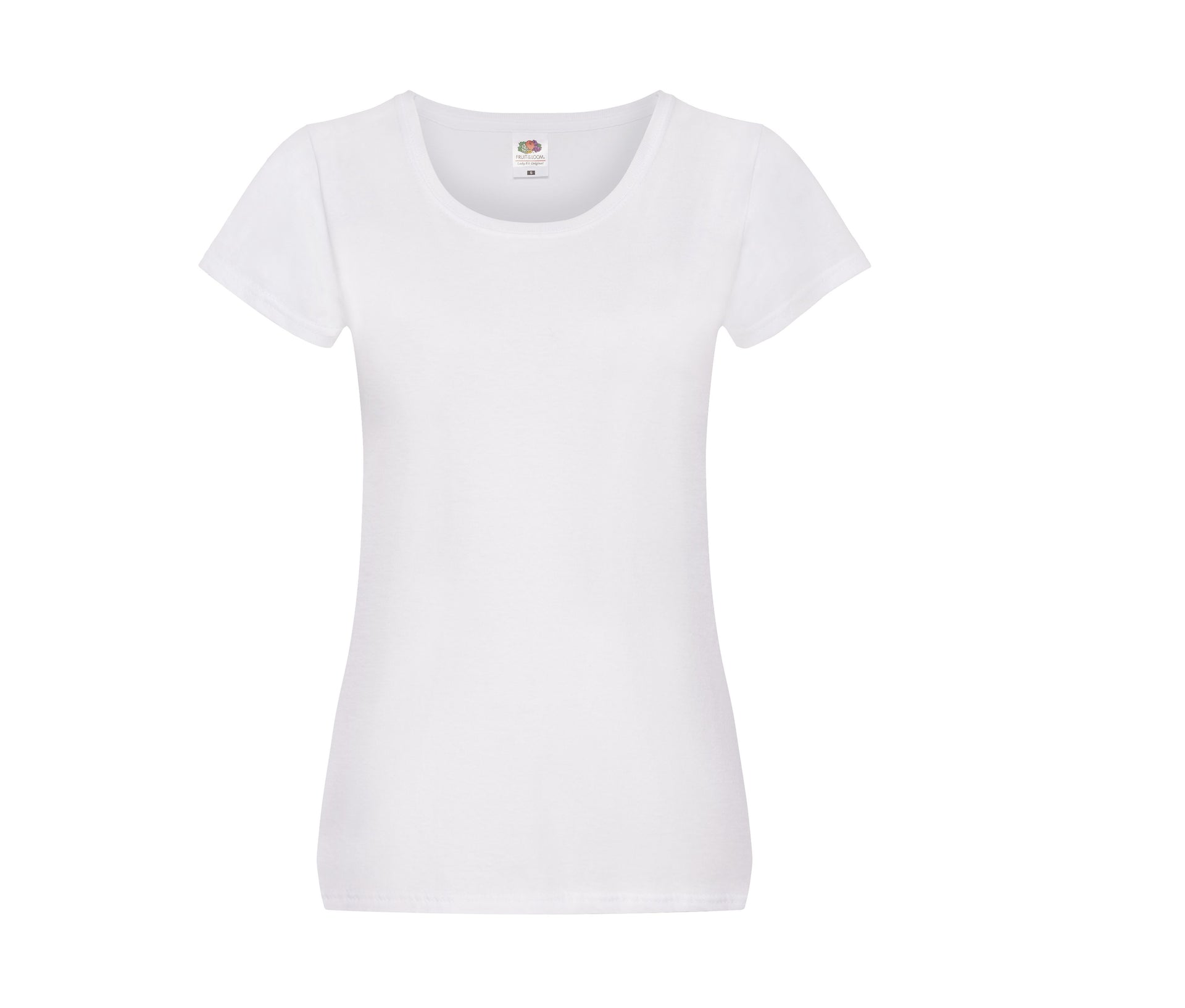 Tee-Shirt Femme Col Rond - White