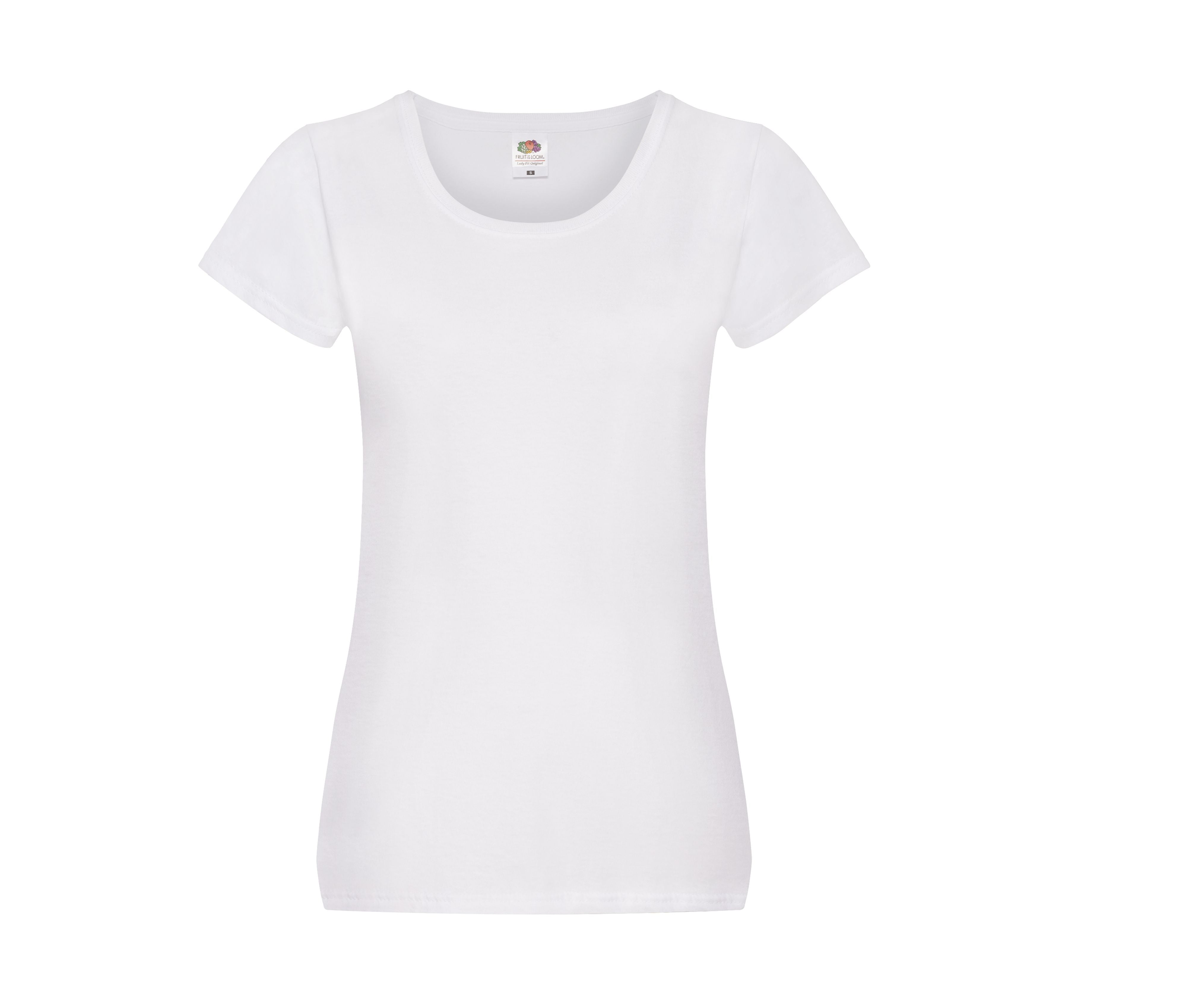 Tee-Shirt Femme Col Rond - White