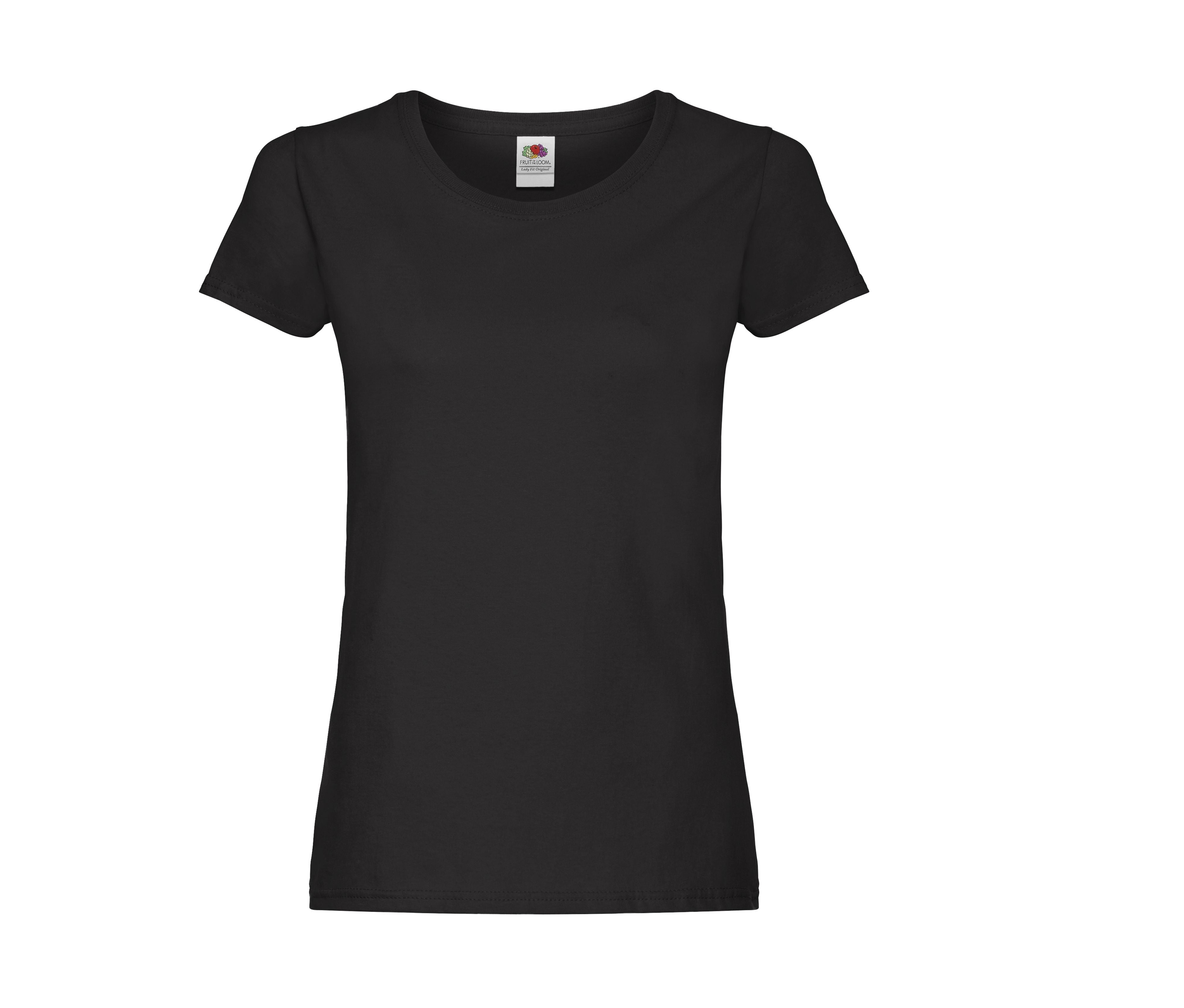 Tee-Shirt Femme Col Rond - Black