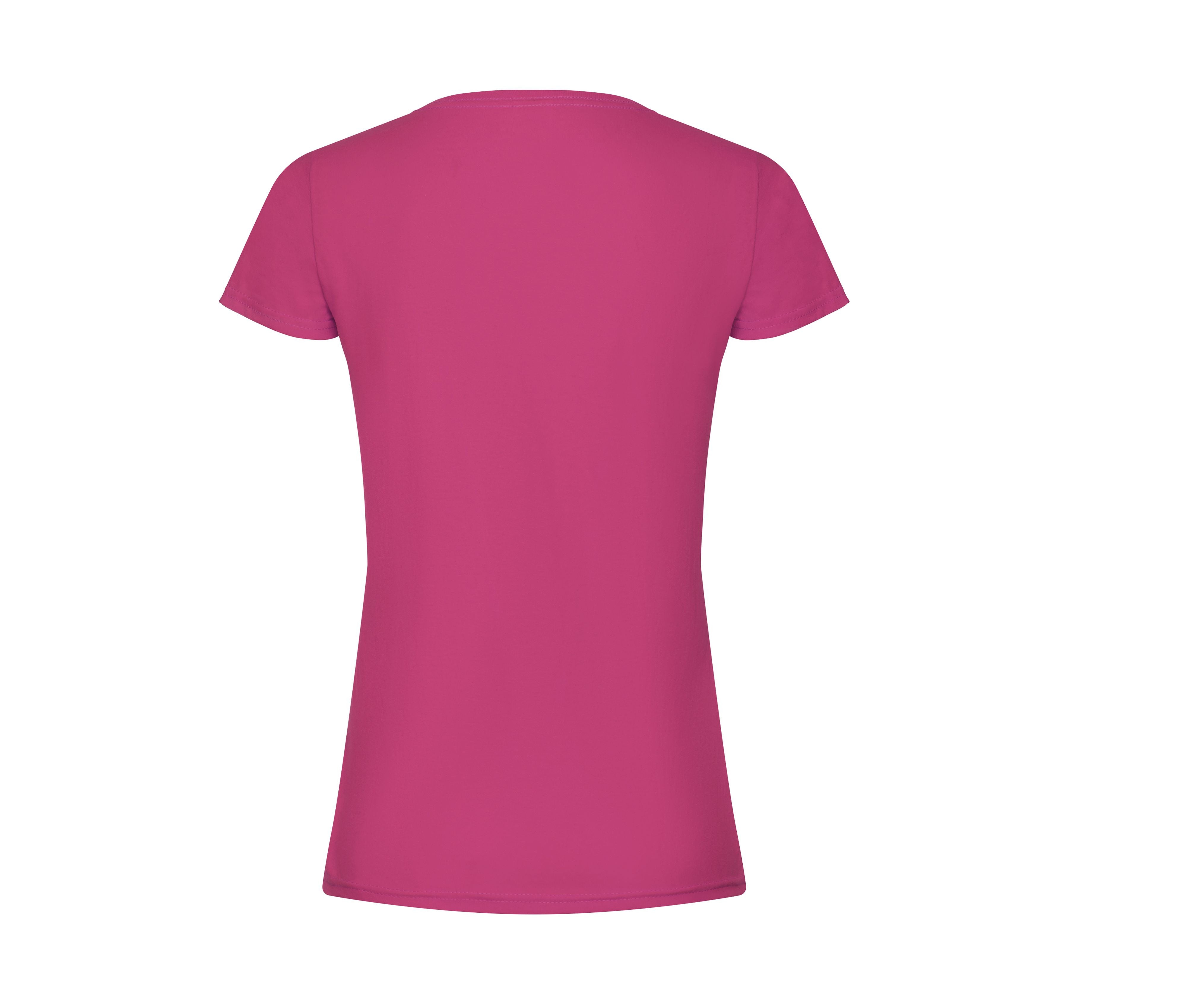 Tee-Shirt Femme Col Rond - Fuchsia