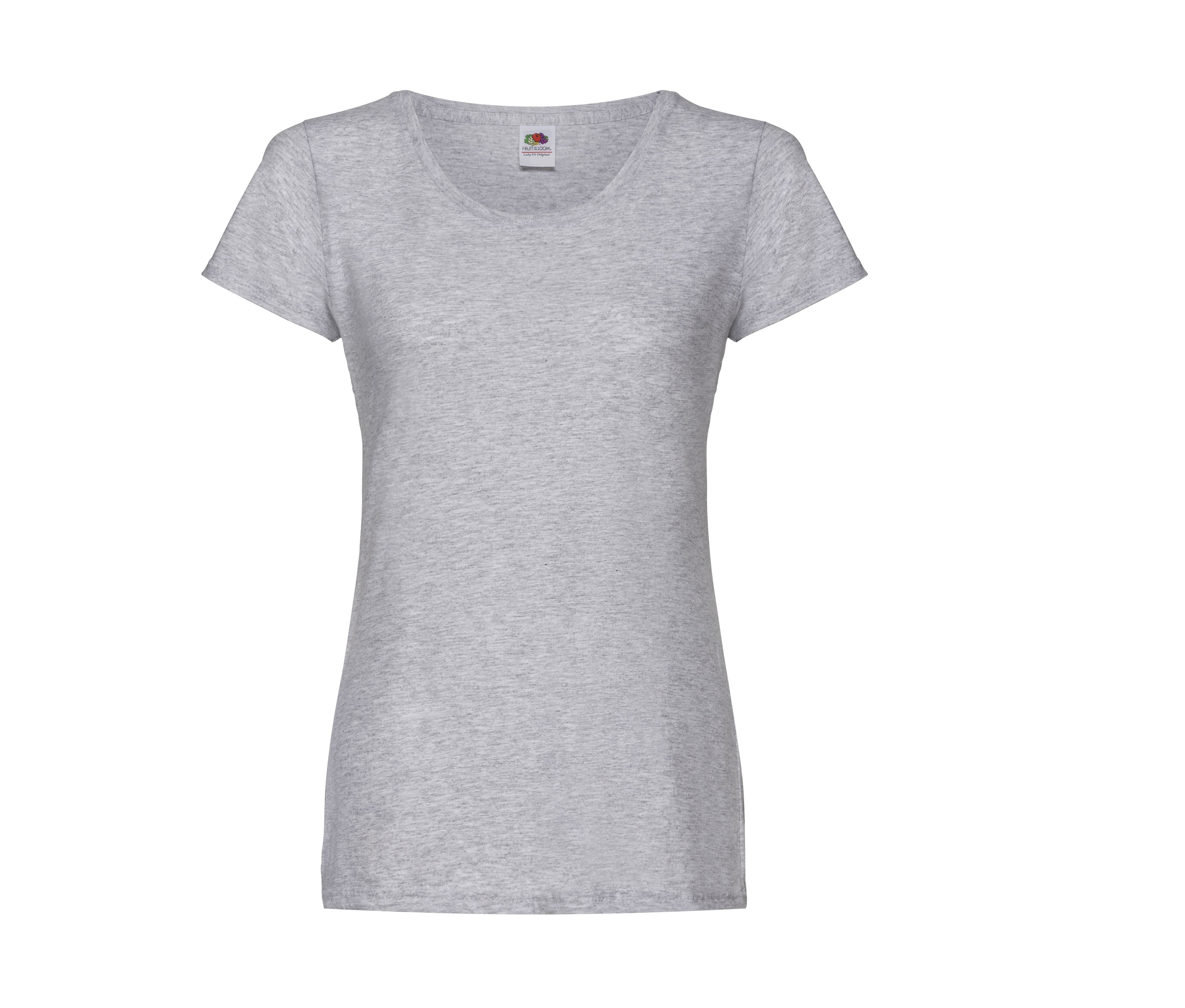 Tee-Shirt Femme Col Rond - Heather Grey