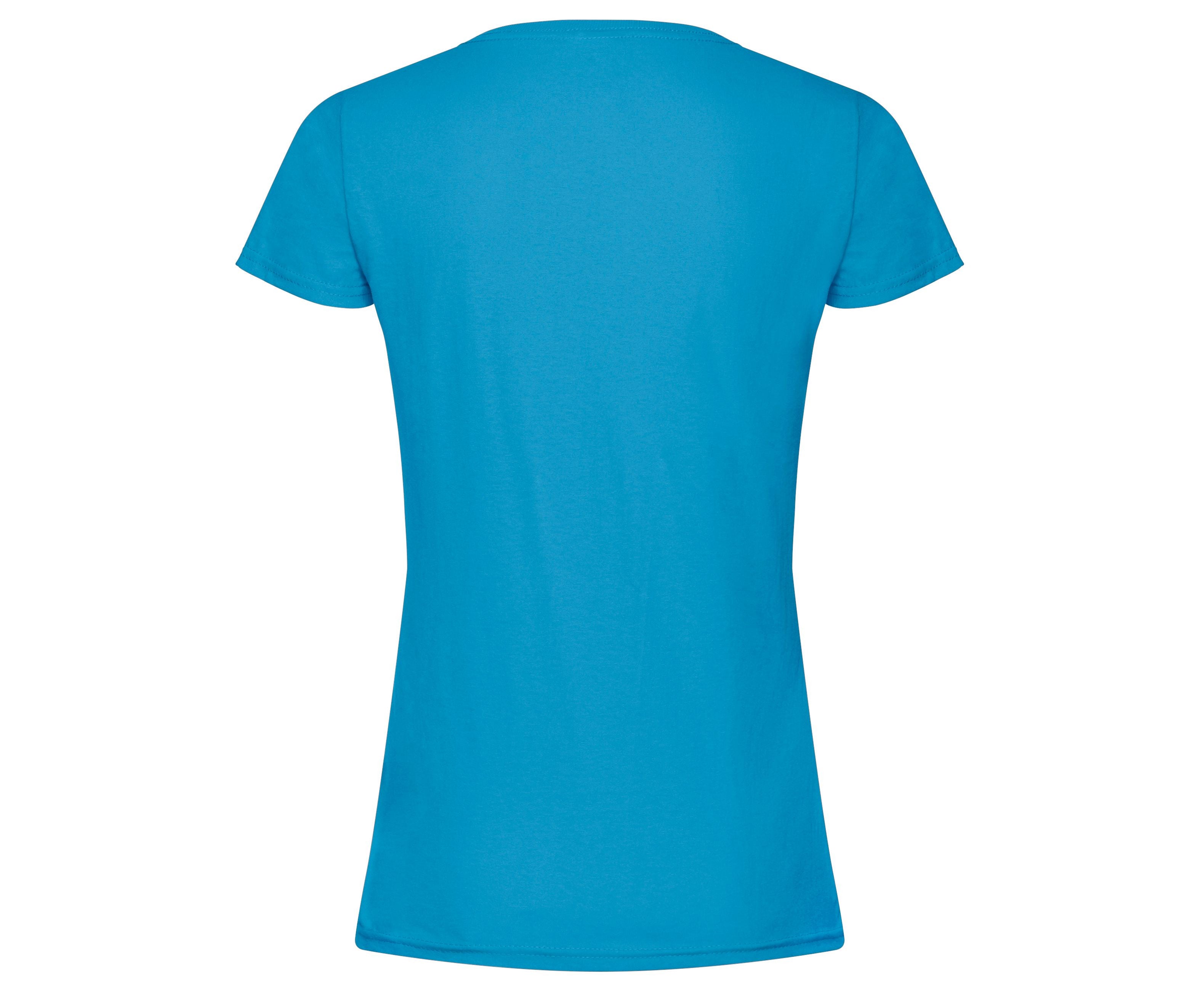 Tee-Shirt Femme Col Rond - Azure Blue