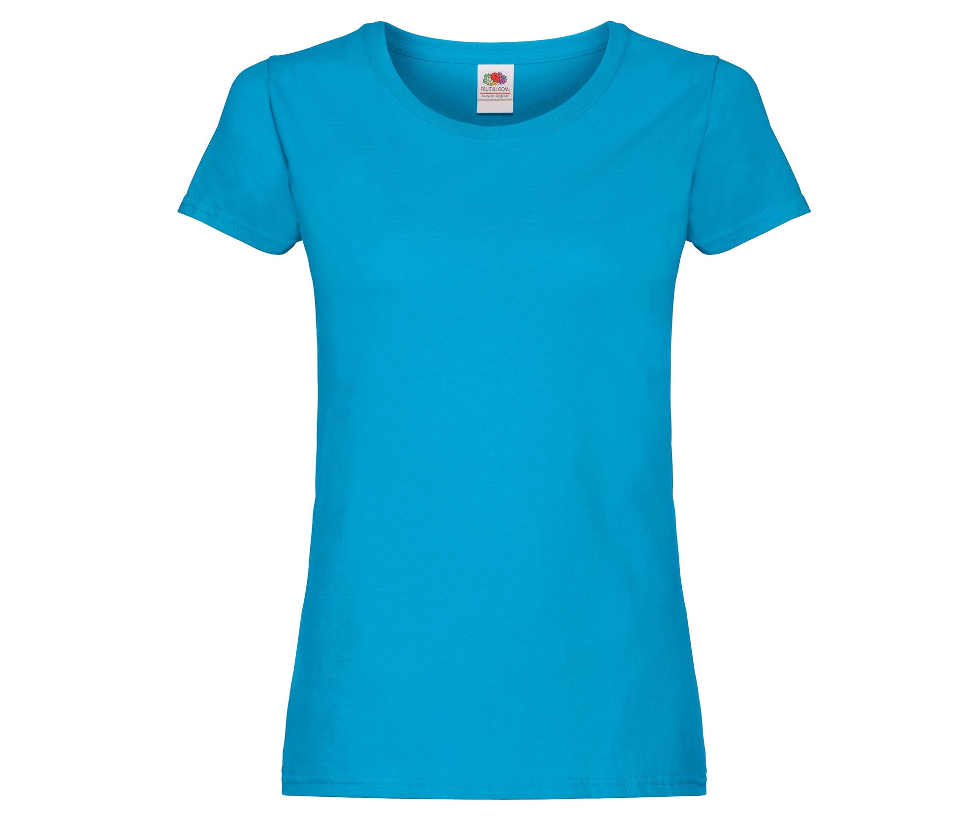 Tee-Shirt Femme Col Rond - Azure Blue