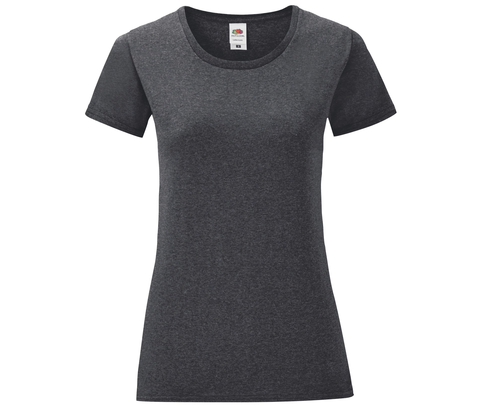 Tee-Shirt Col Rond 150 - Dark Heather Grey