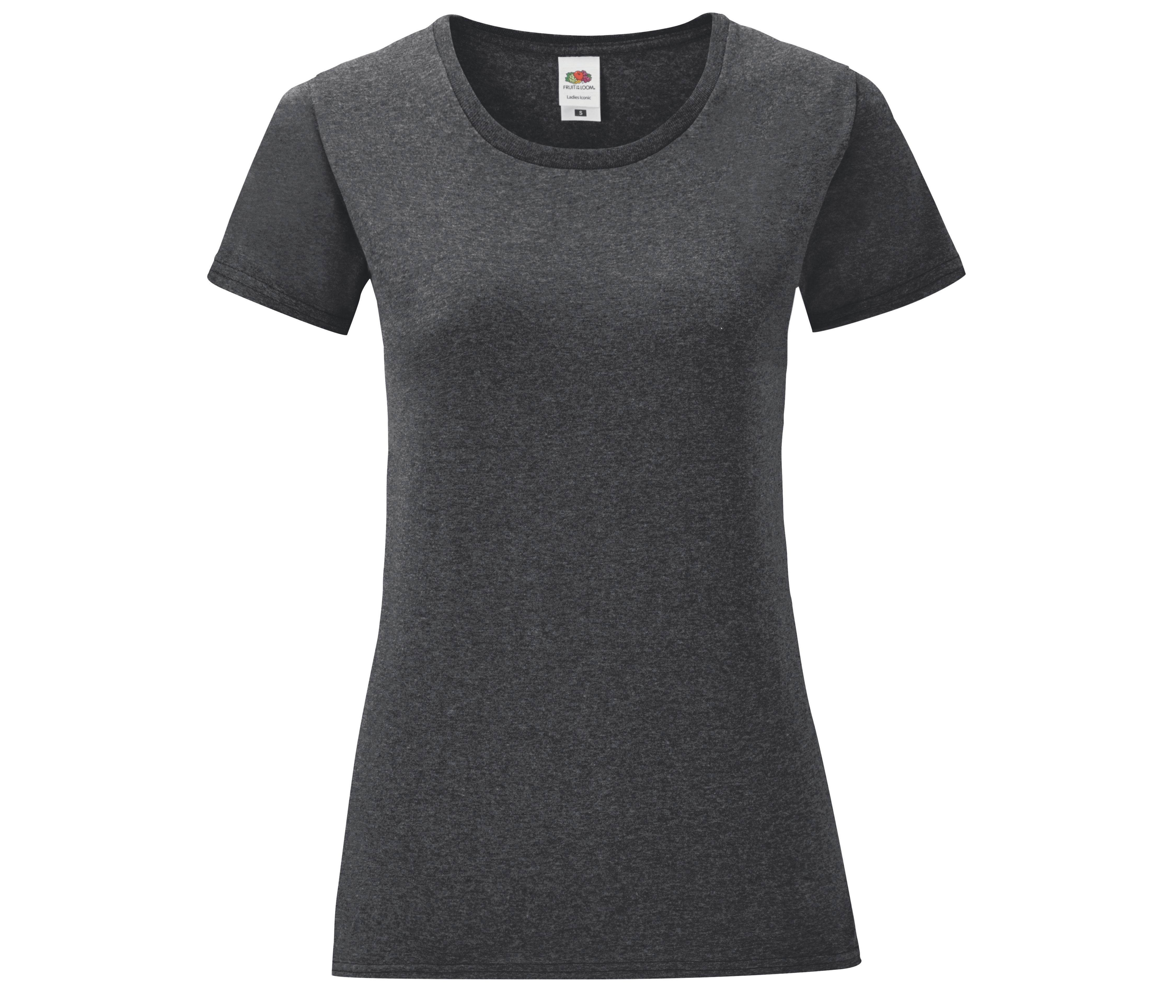 Tee-Shirt Col Rond 150 - Dark Heather Grey