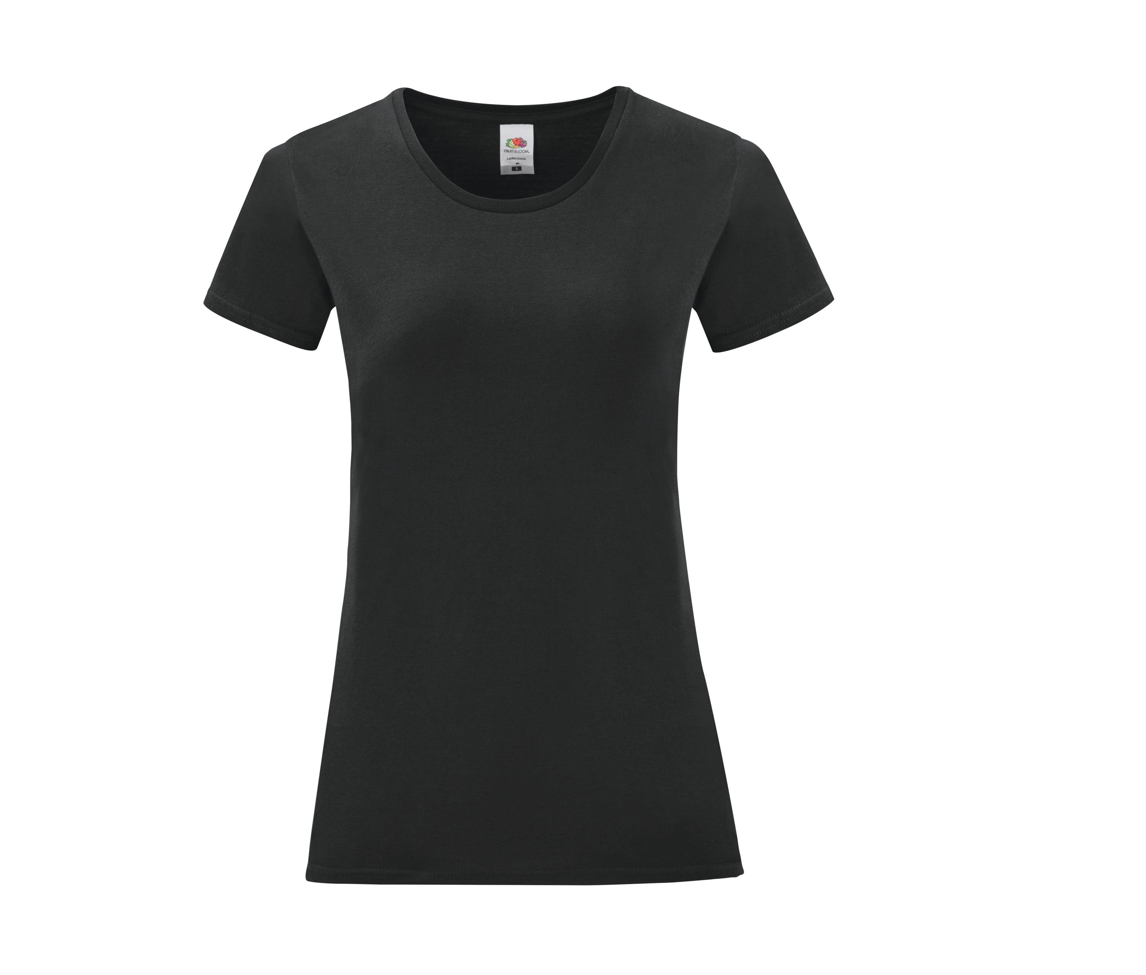 Tee-Shirt Col Rond 150 - Black