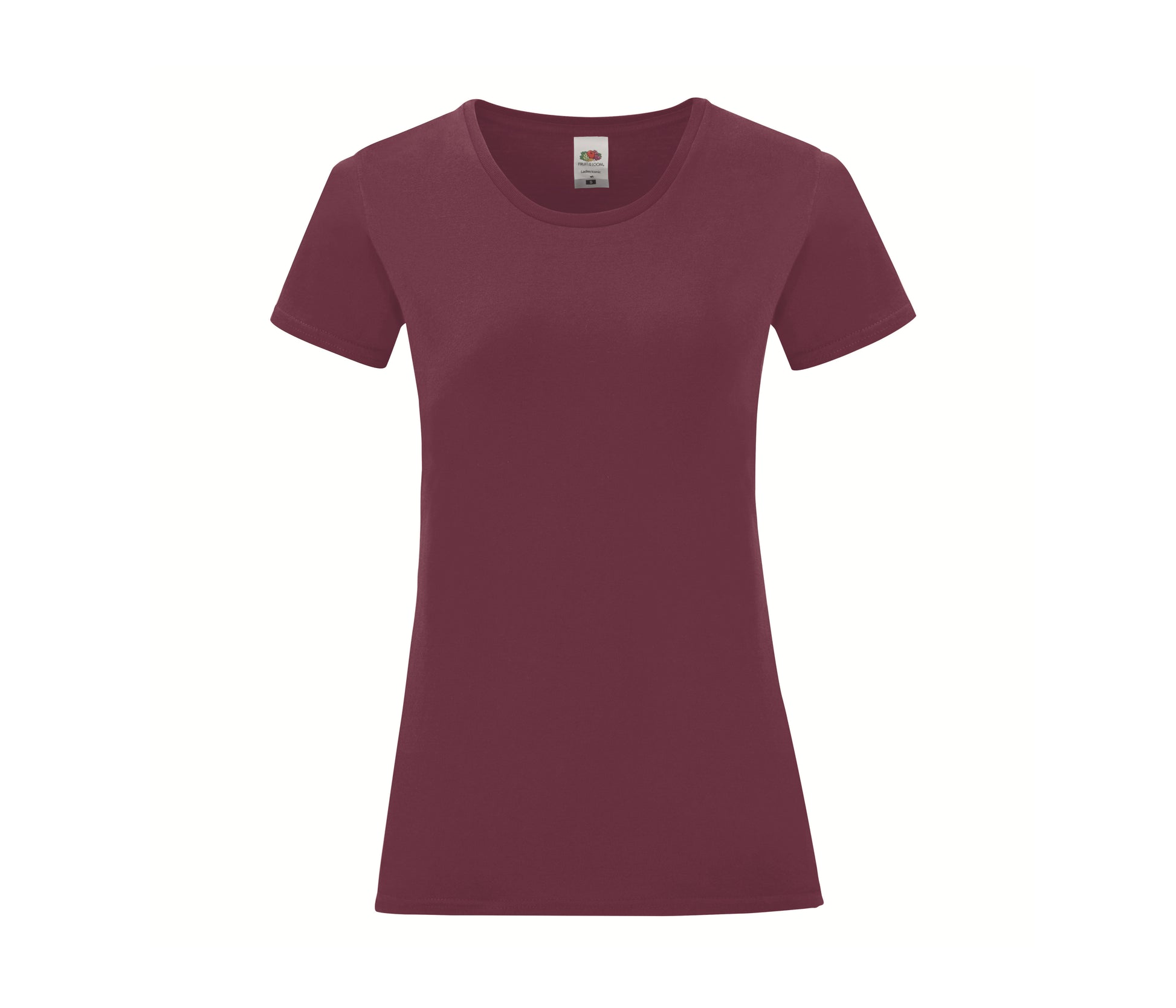 Tee-Shirt Col Rond 150 - Burgundy