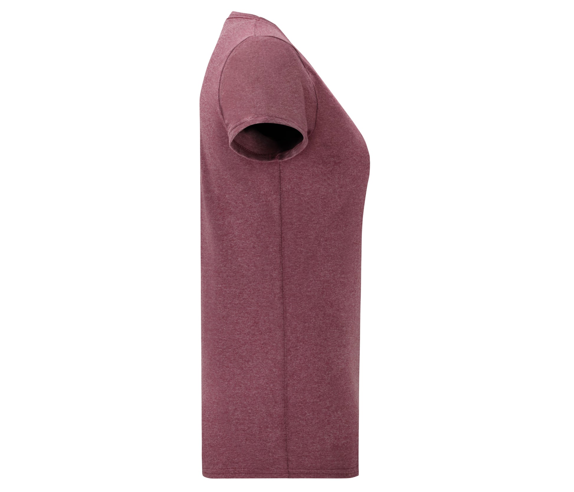 Tee-Shirt Col Rond 150 - Heather Burgundy