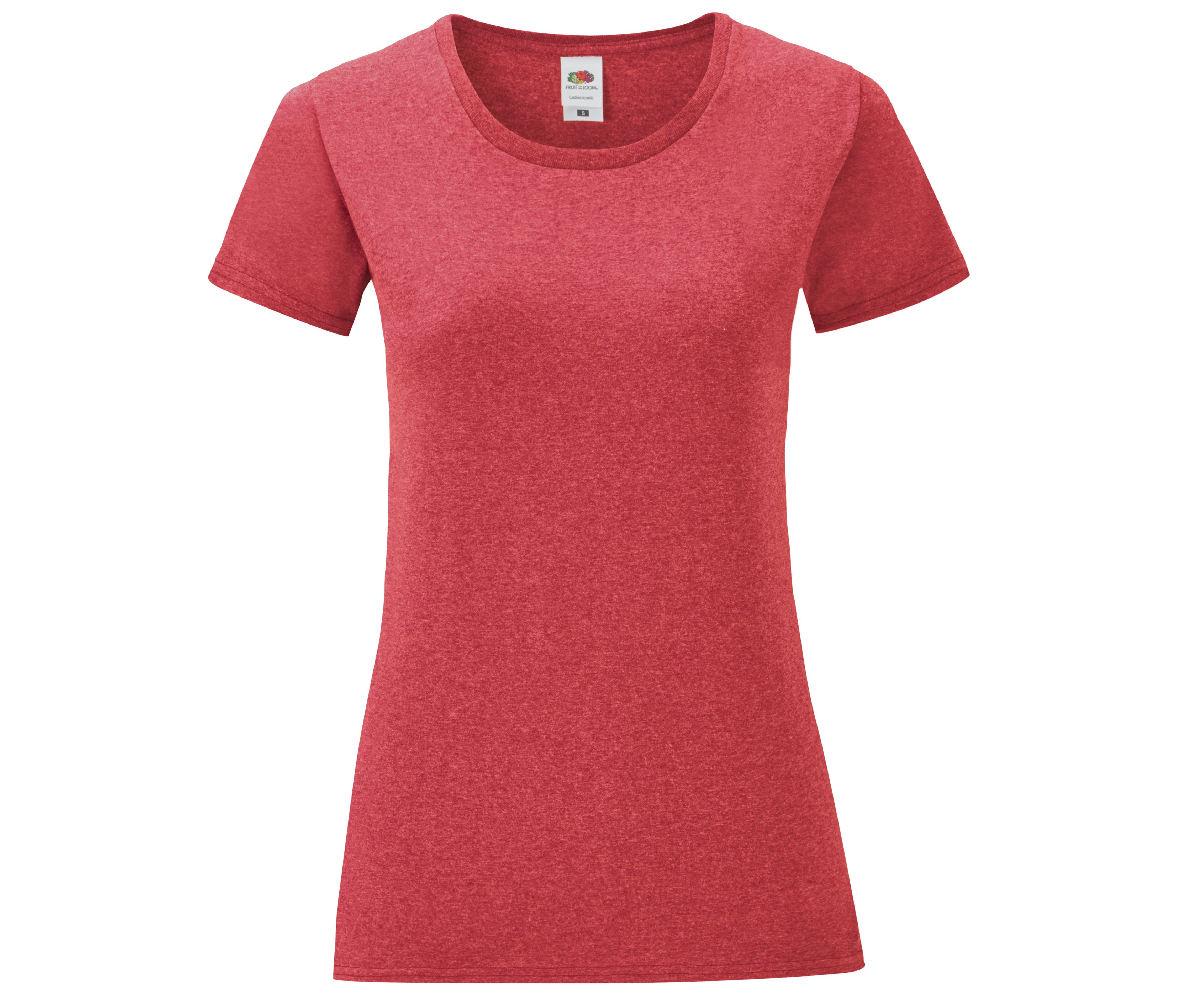 Tee-Shirt Col Rond 150 - Heather Red