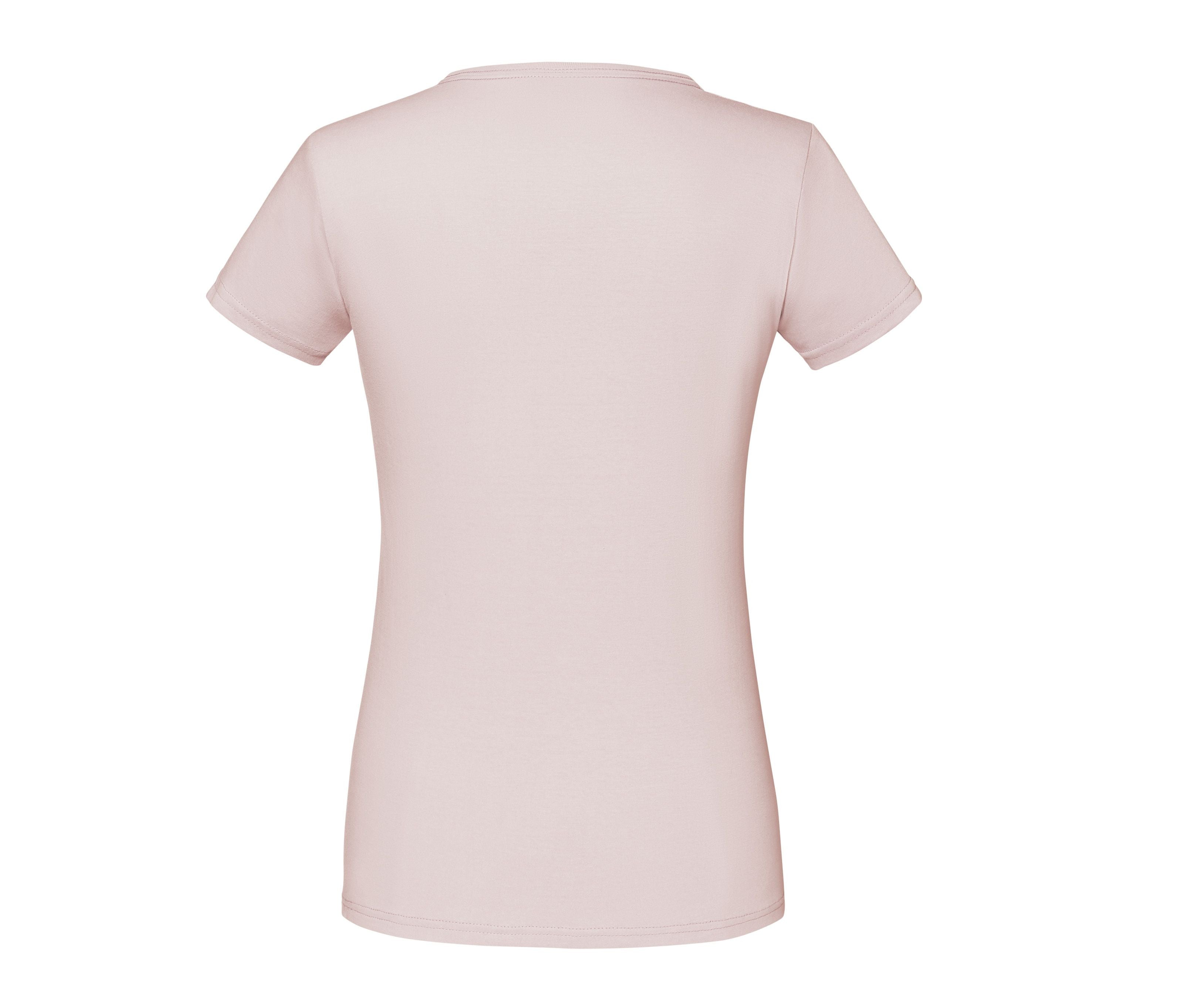 Tee-Shirt Femme Col V - Powder Rose