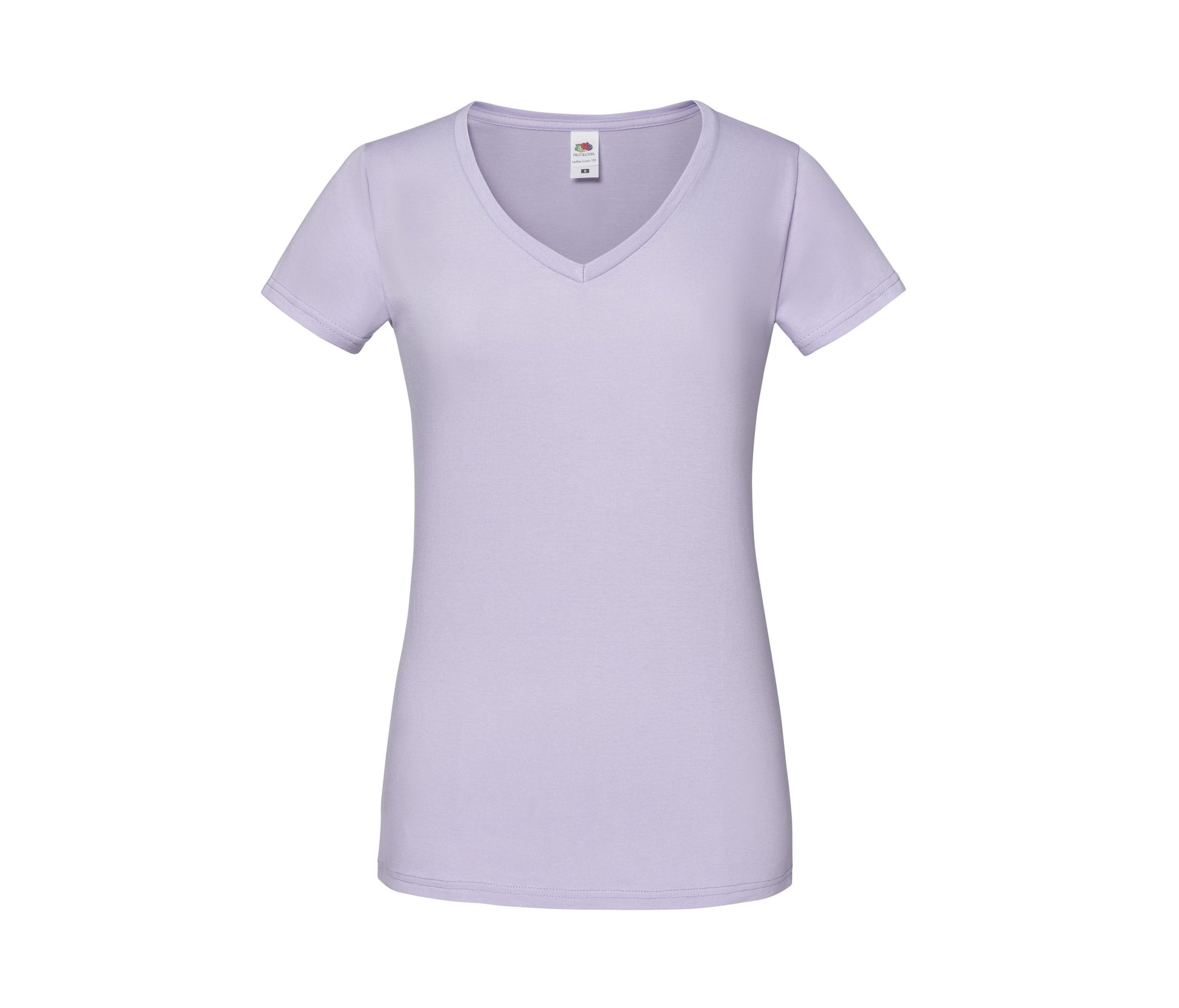 Tee-Shirt Femme Col V - Soft Lavender