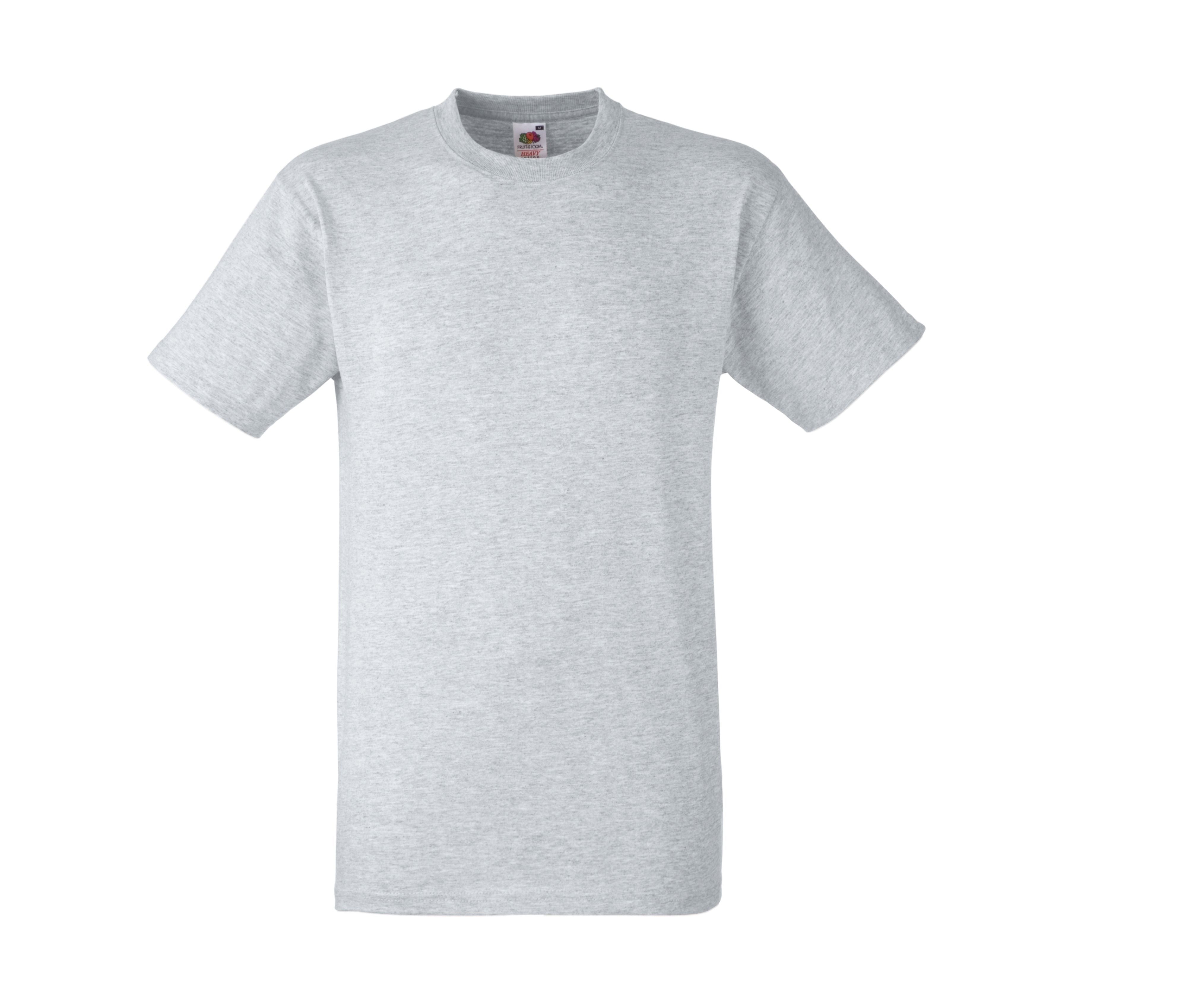 Tee-Shirt Col Rond 190 - Heather Grey
