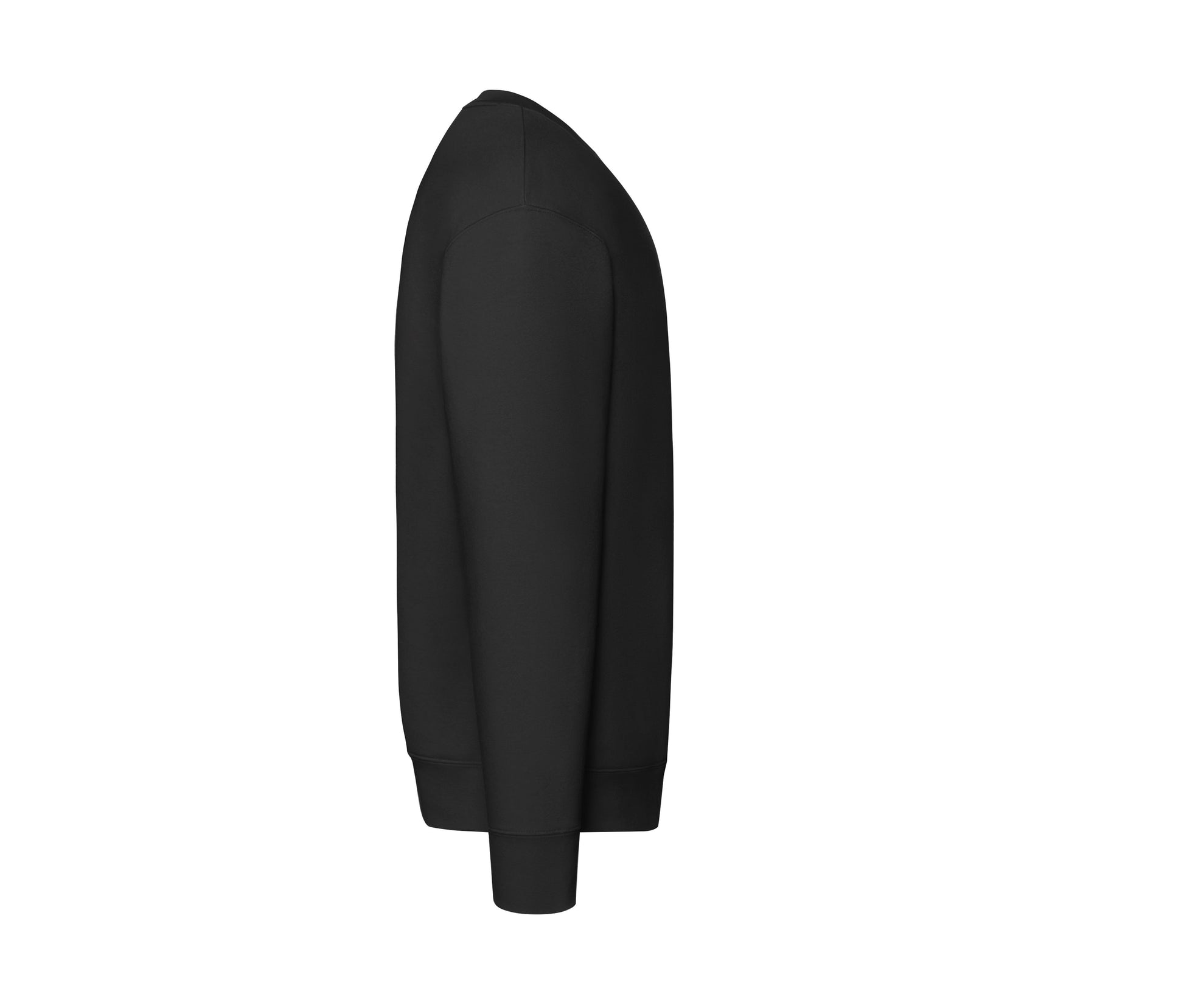 Sweat Manches Droites - Black
