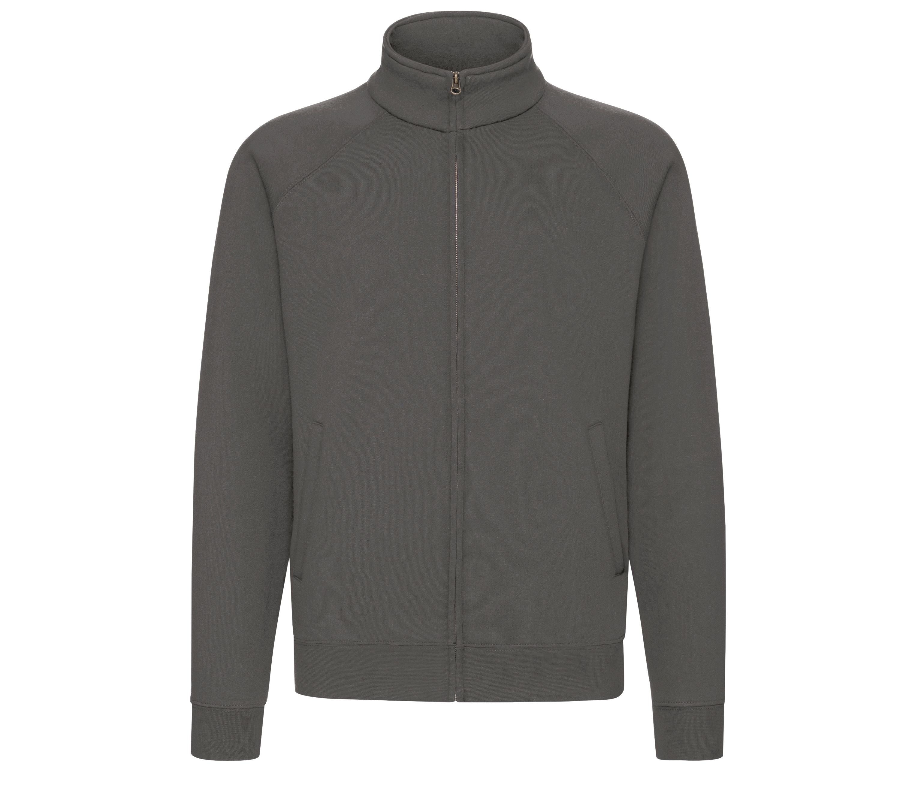 Sweat Zippé Premium - Light Graphite