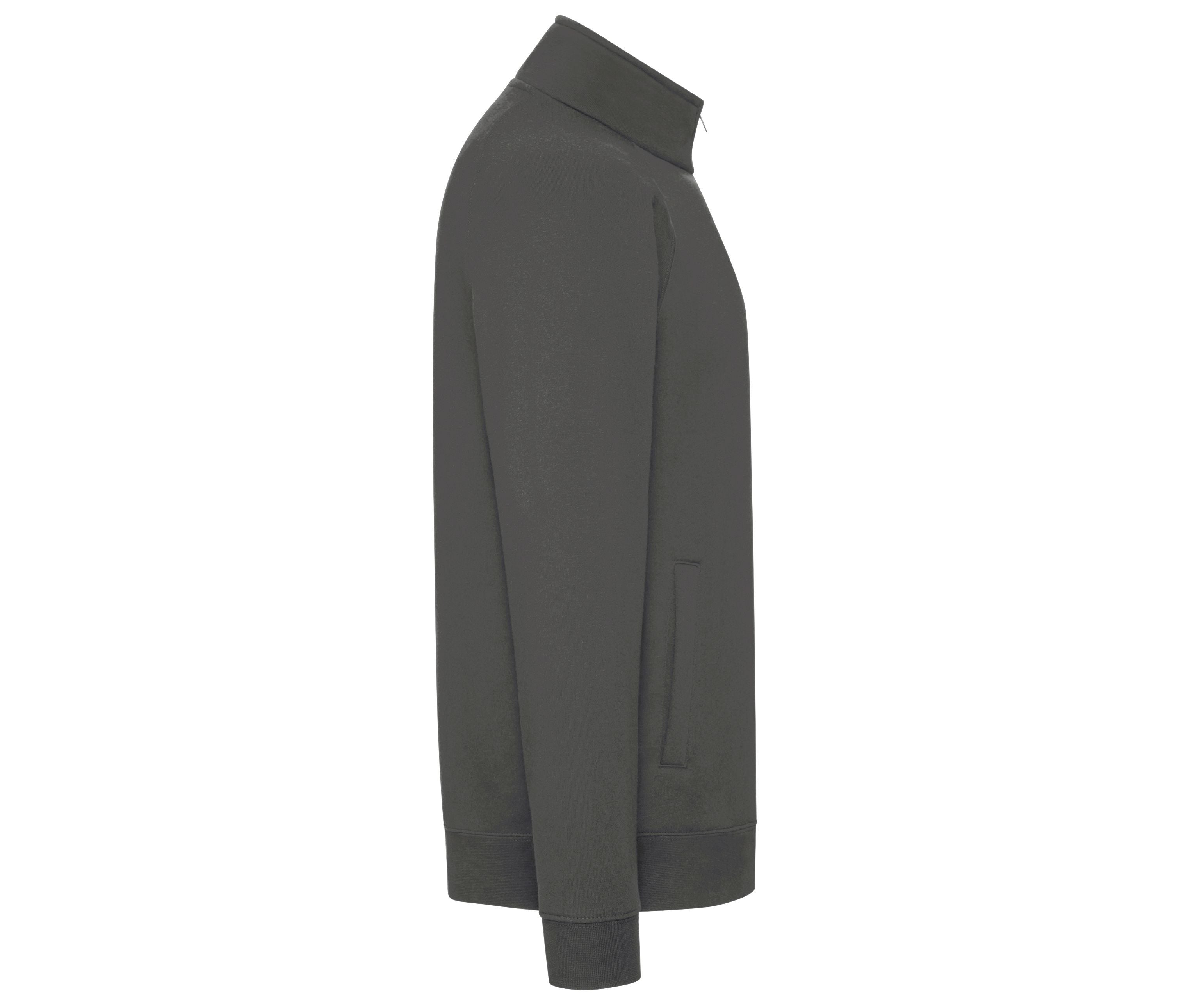 Sweat Zippé Premium - Light Graphite