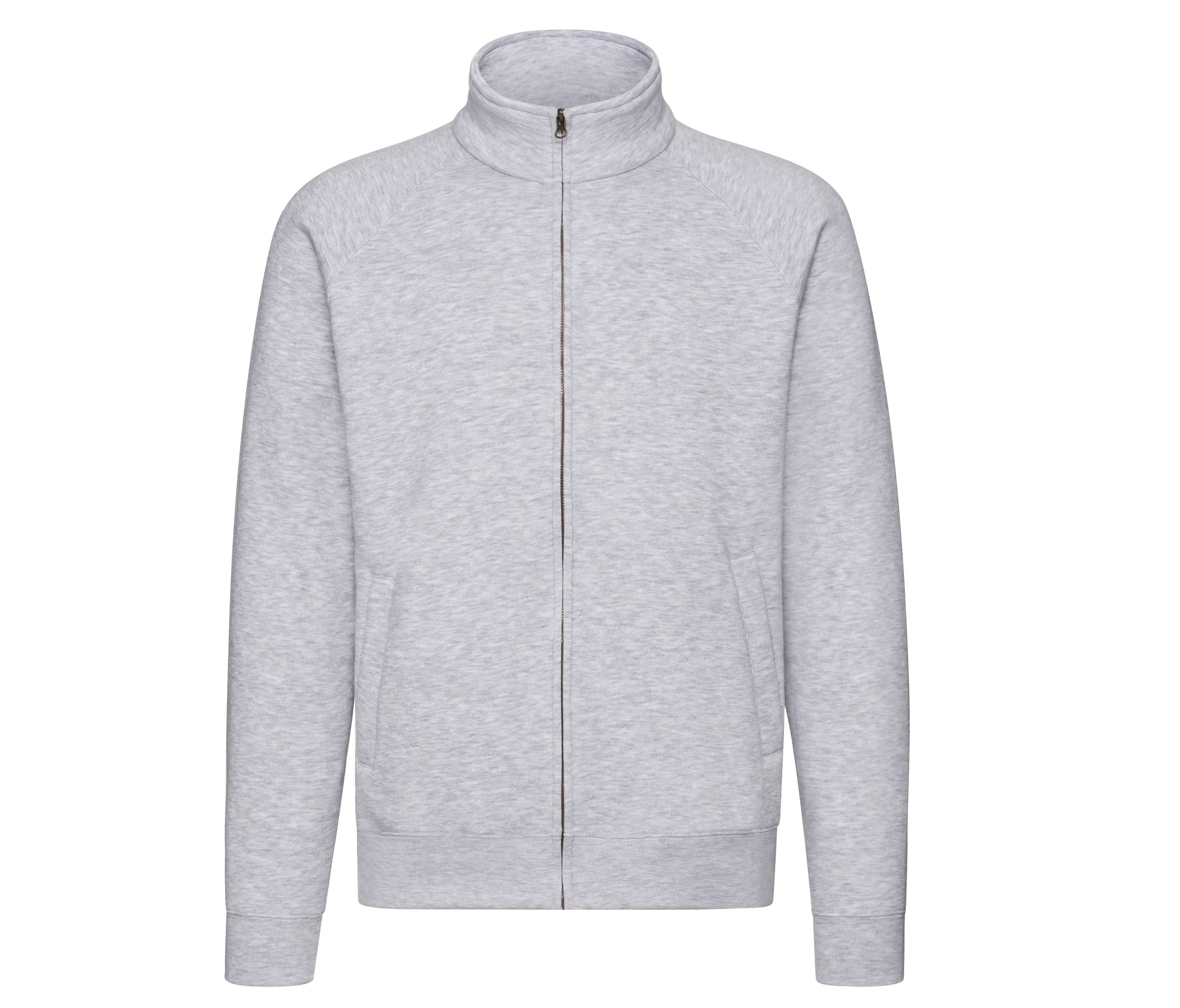 Sweat Zippé Premium - Heather Grey