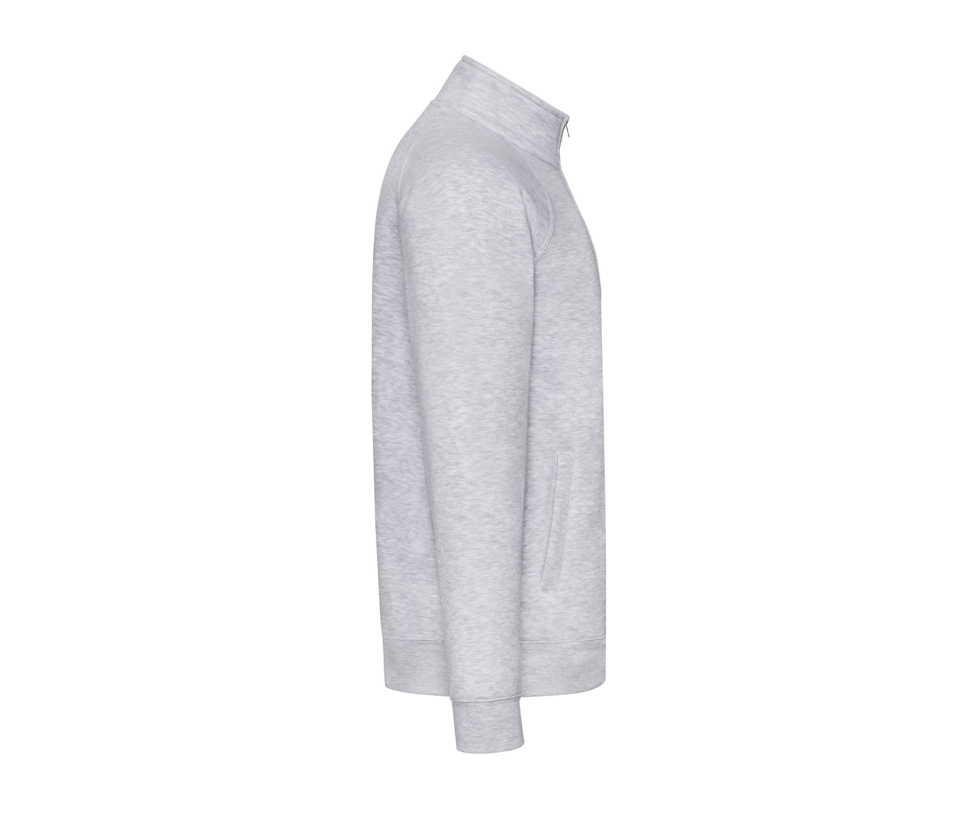 Sweat Zippé Premium - Heather Grey