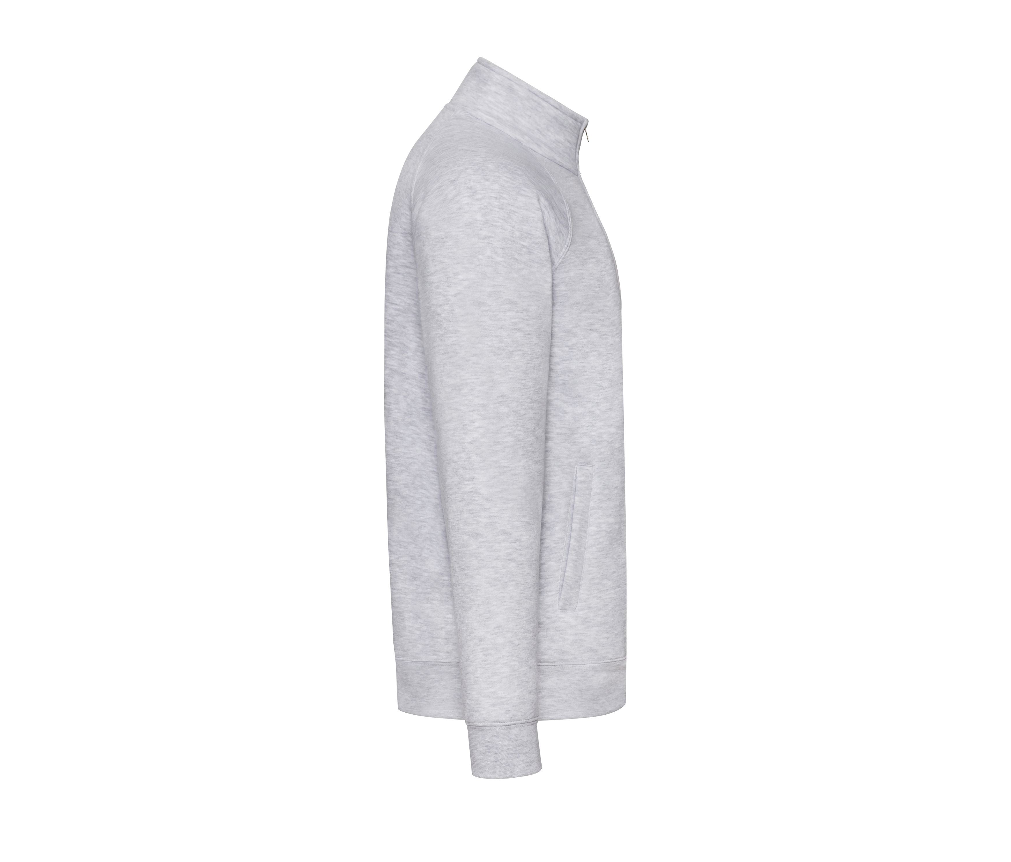 Sweat Zippé Premium - Heather Grey