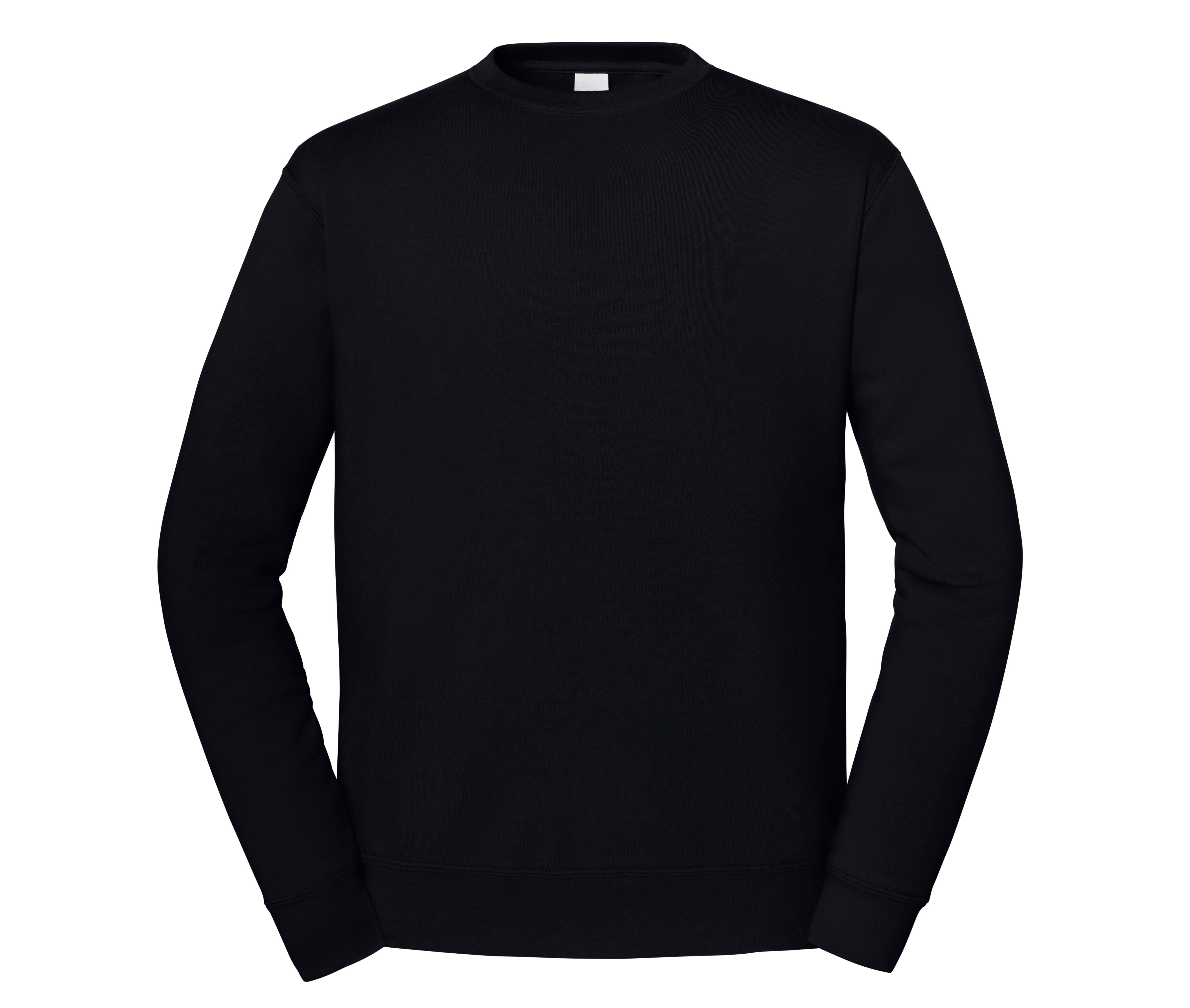 Sweat Manches Droites - Black