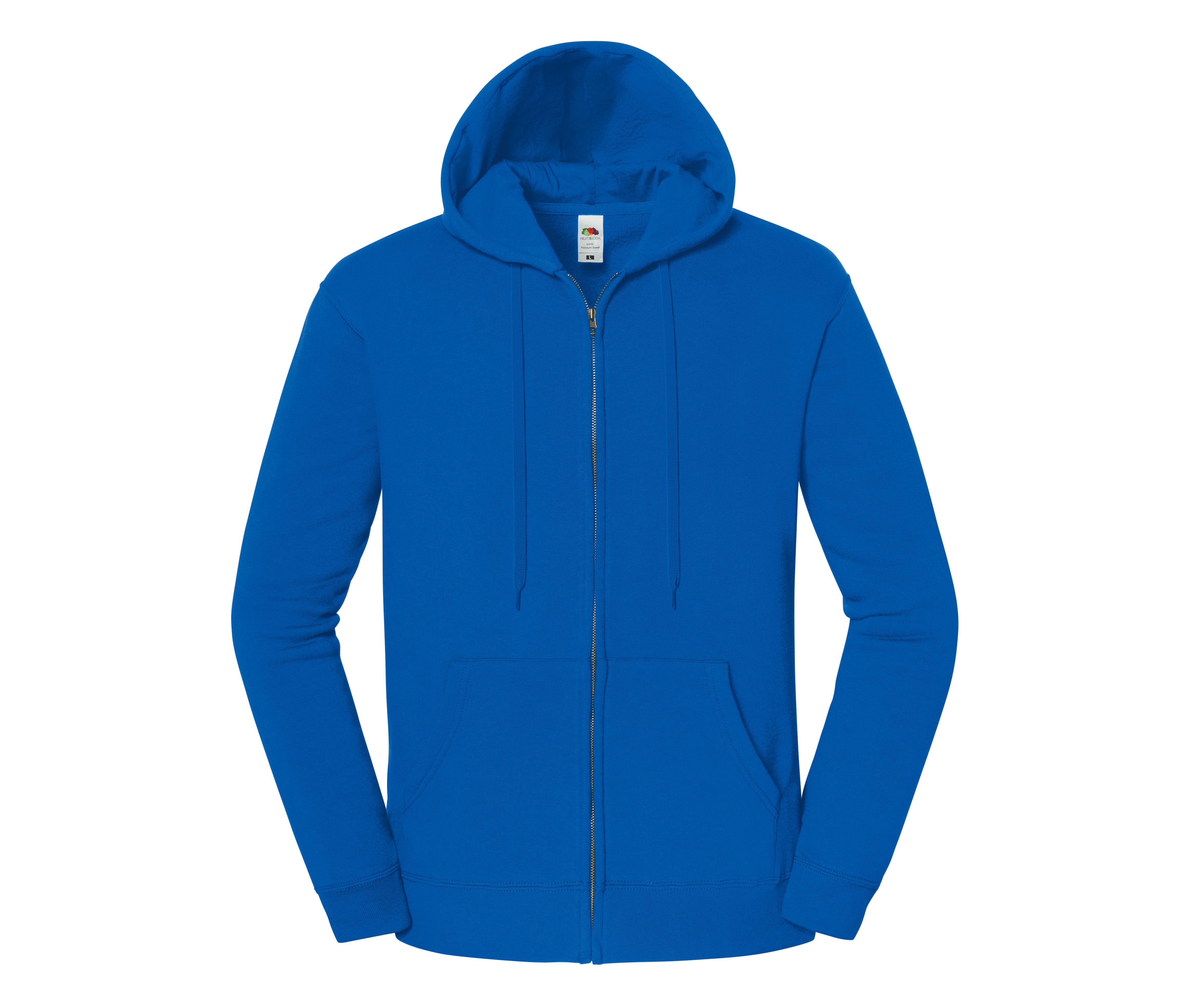Sweat Capuche Zippé 300 - Royal Blue
