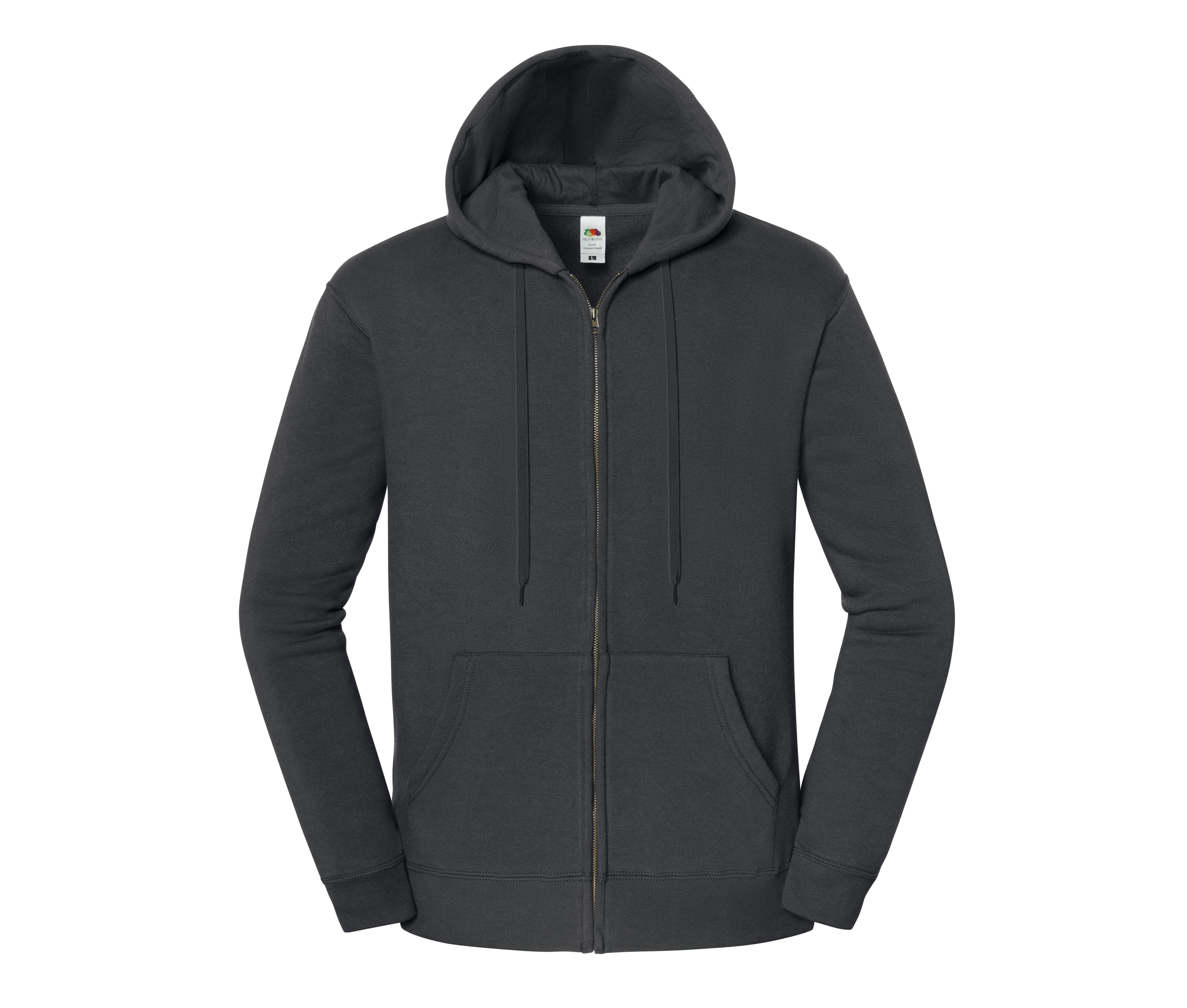 Sweat Capuche Zippé 300 - Light Graphite