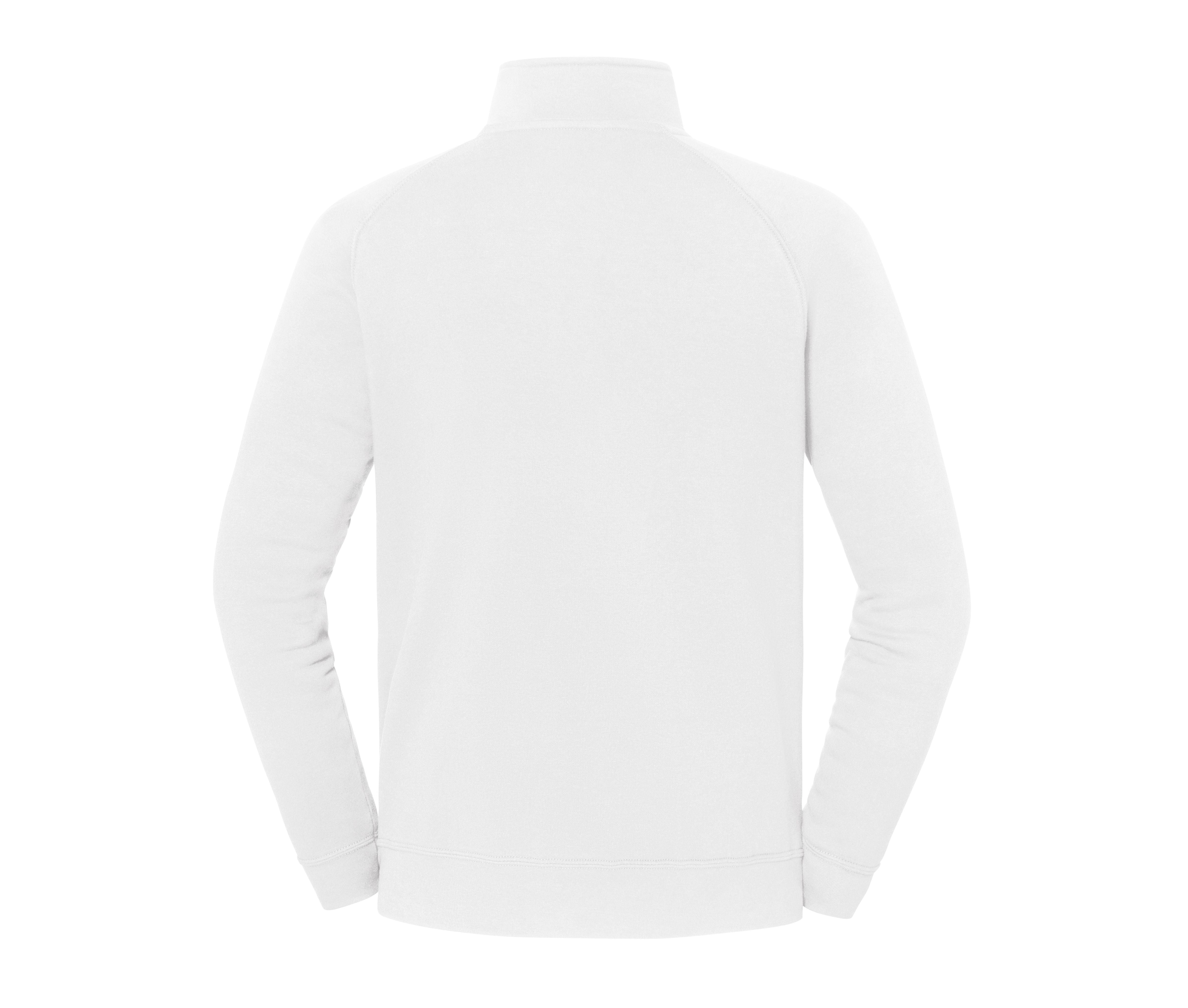 Sweat Col Zippé - White