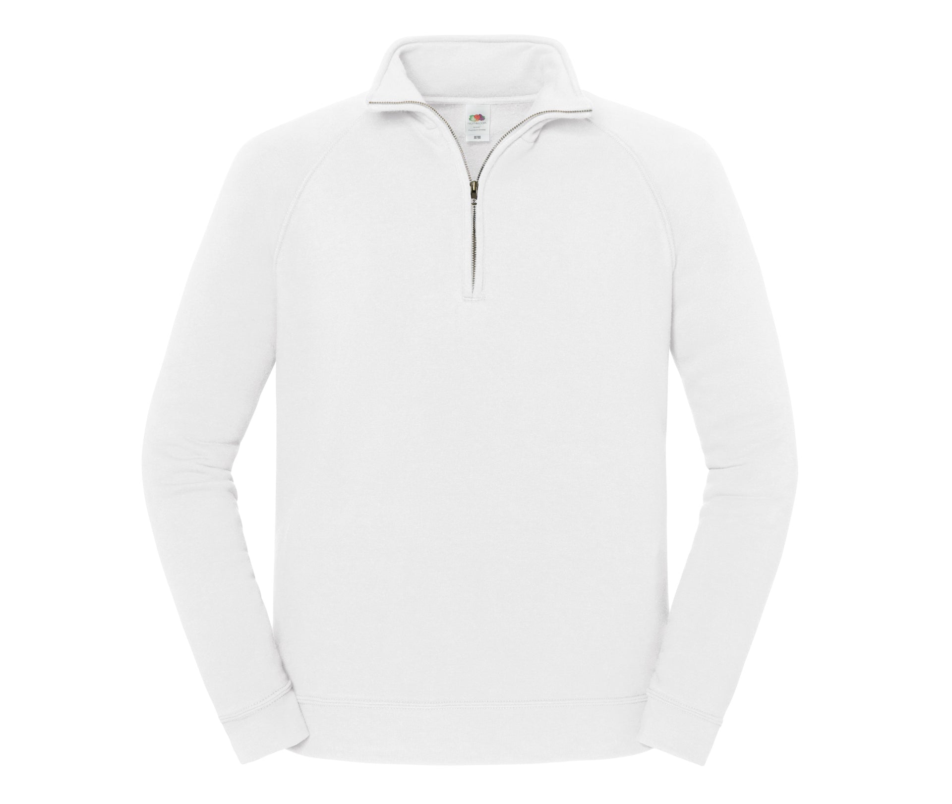 Sweat Col Zippé - White