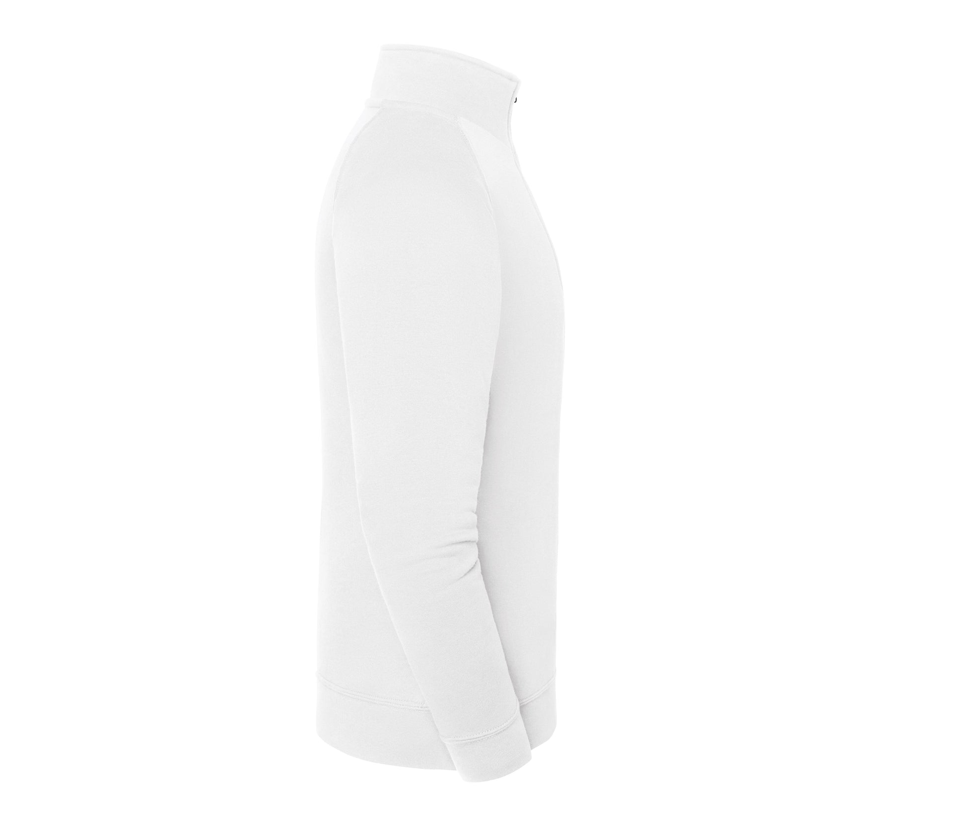 Sweat Col Zippé - White