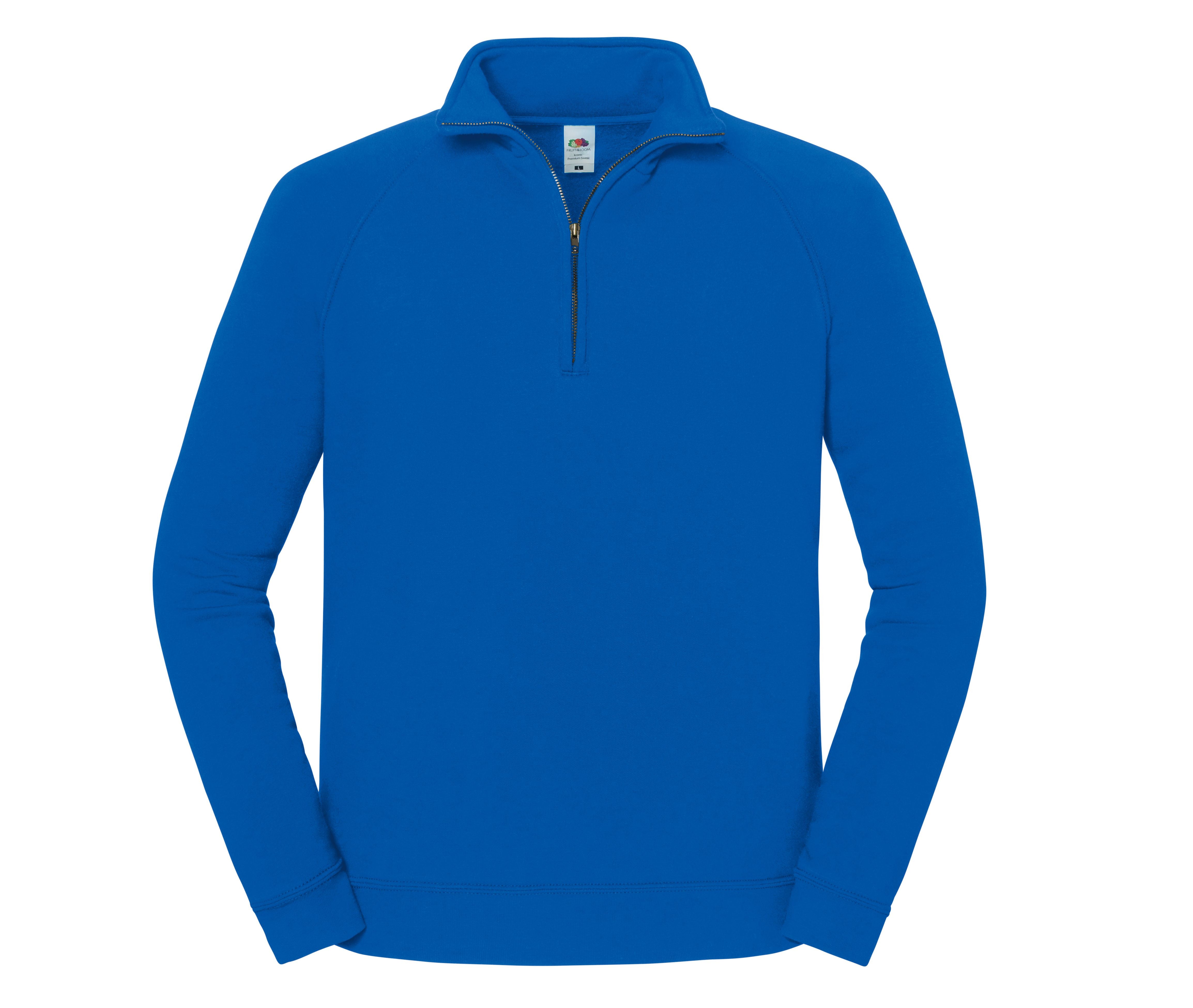 Sweat Col Zippé - Royal Blue