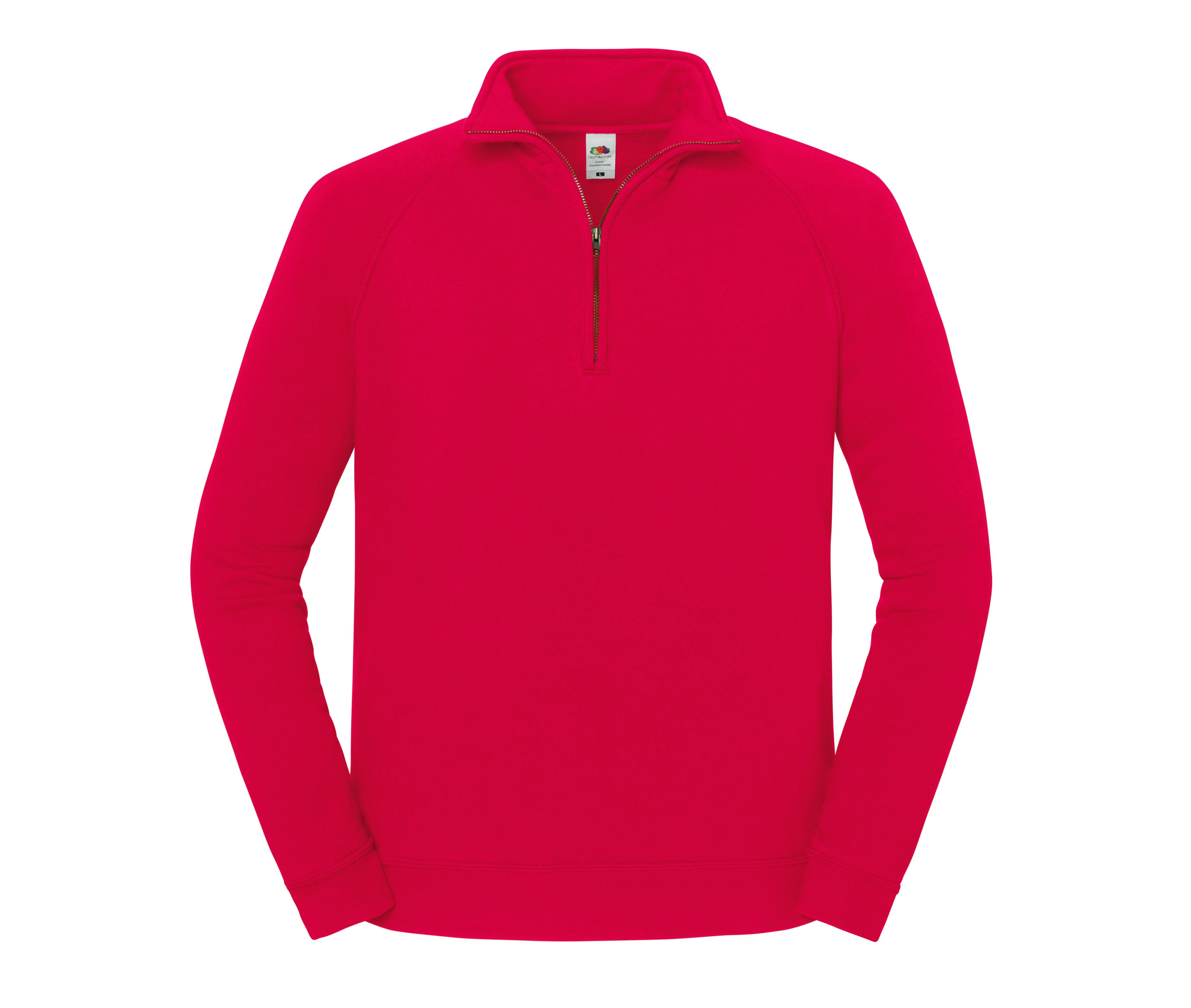 Sweat Col Zippé - Red