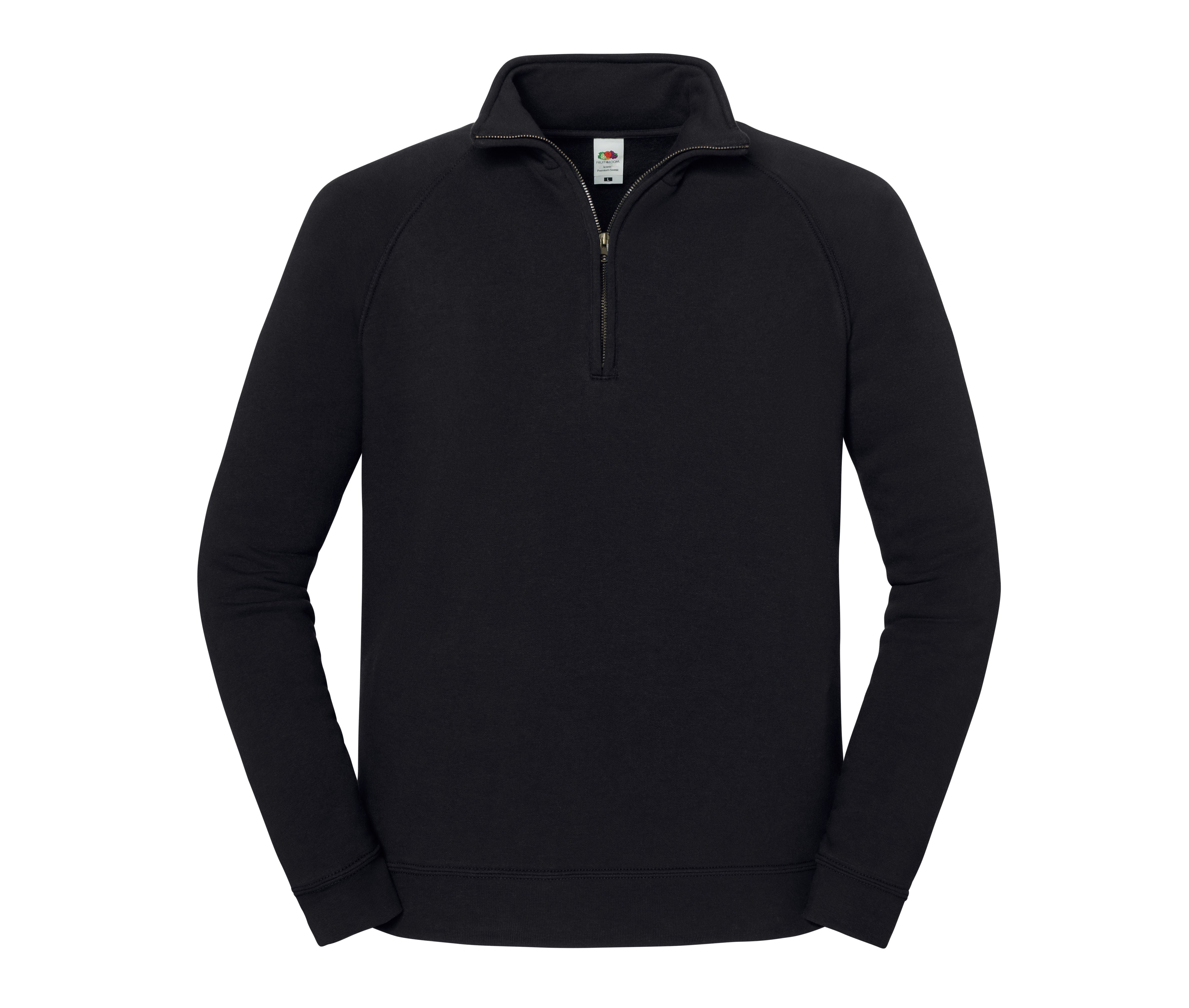 Sweat Col Zippé - Black