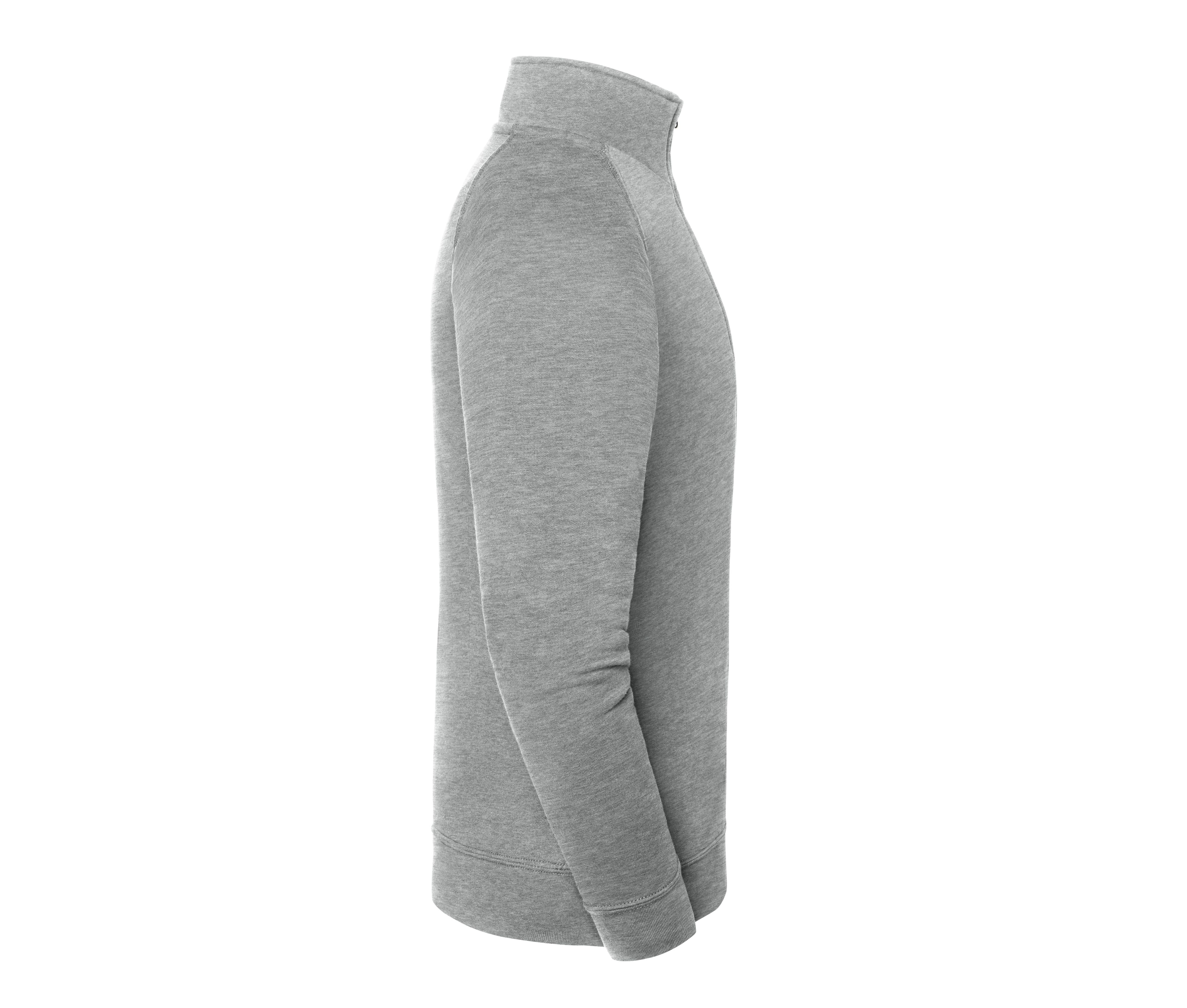 Sweat Col Zippé - Athletic Heather