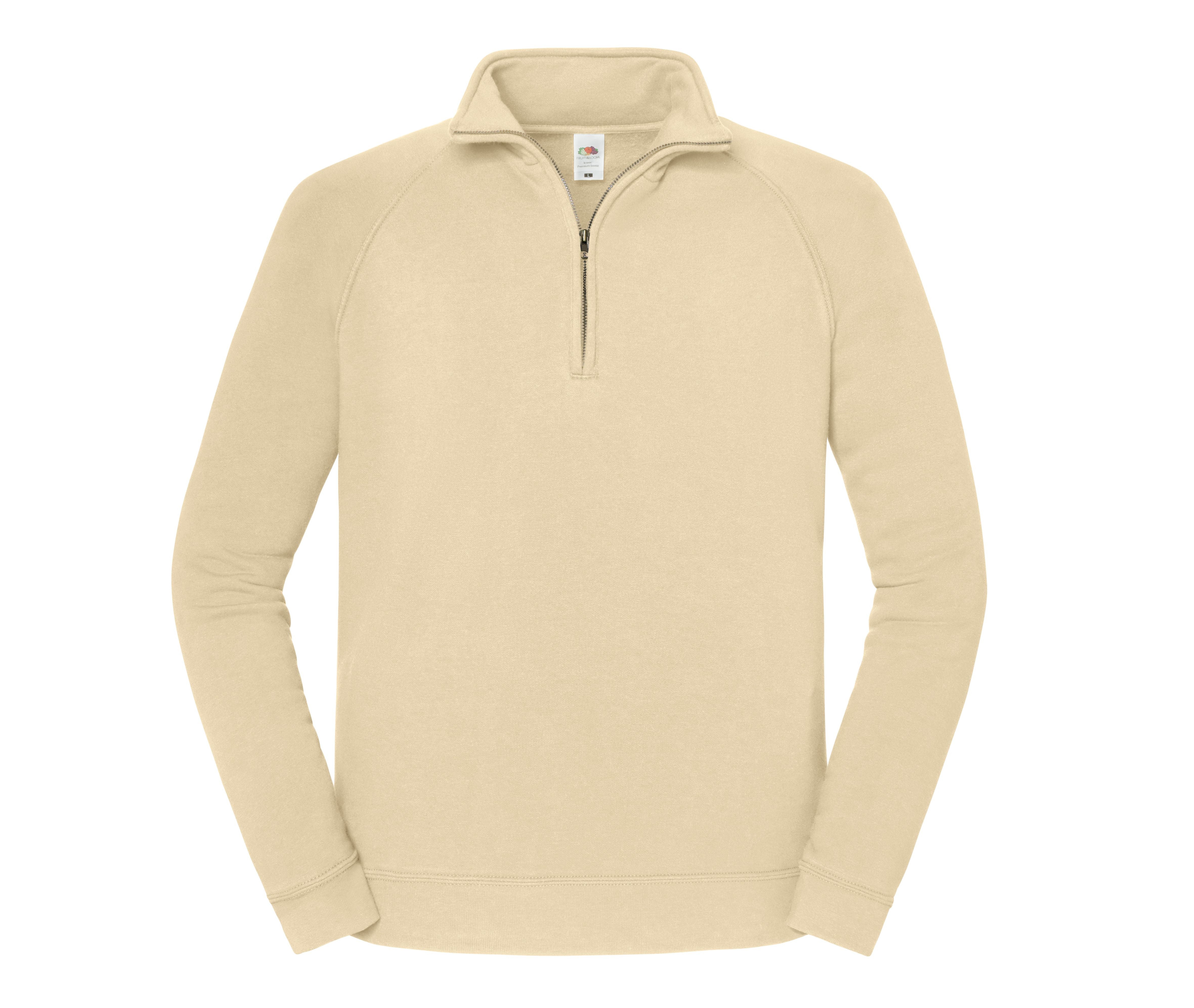 Sweat Col Zippé - Desert Sand