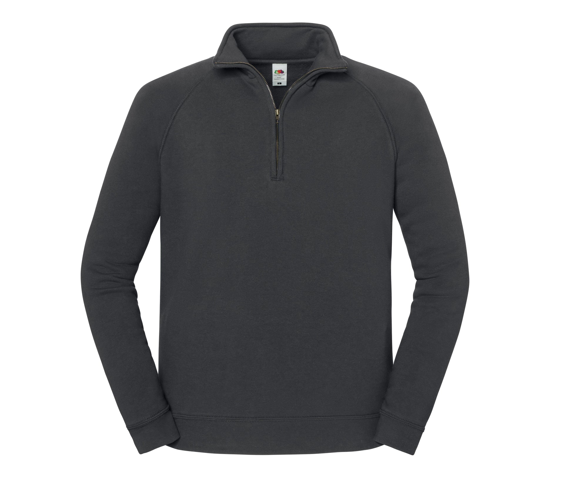 Sweat Col Zippé - Light Graphite