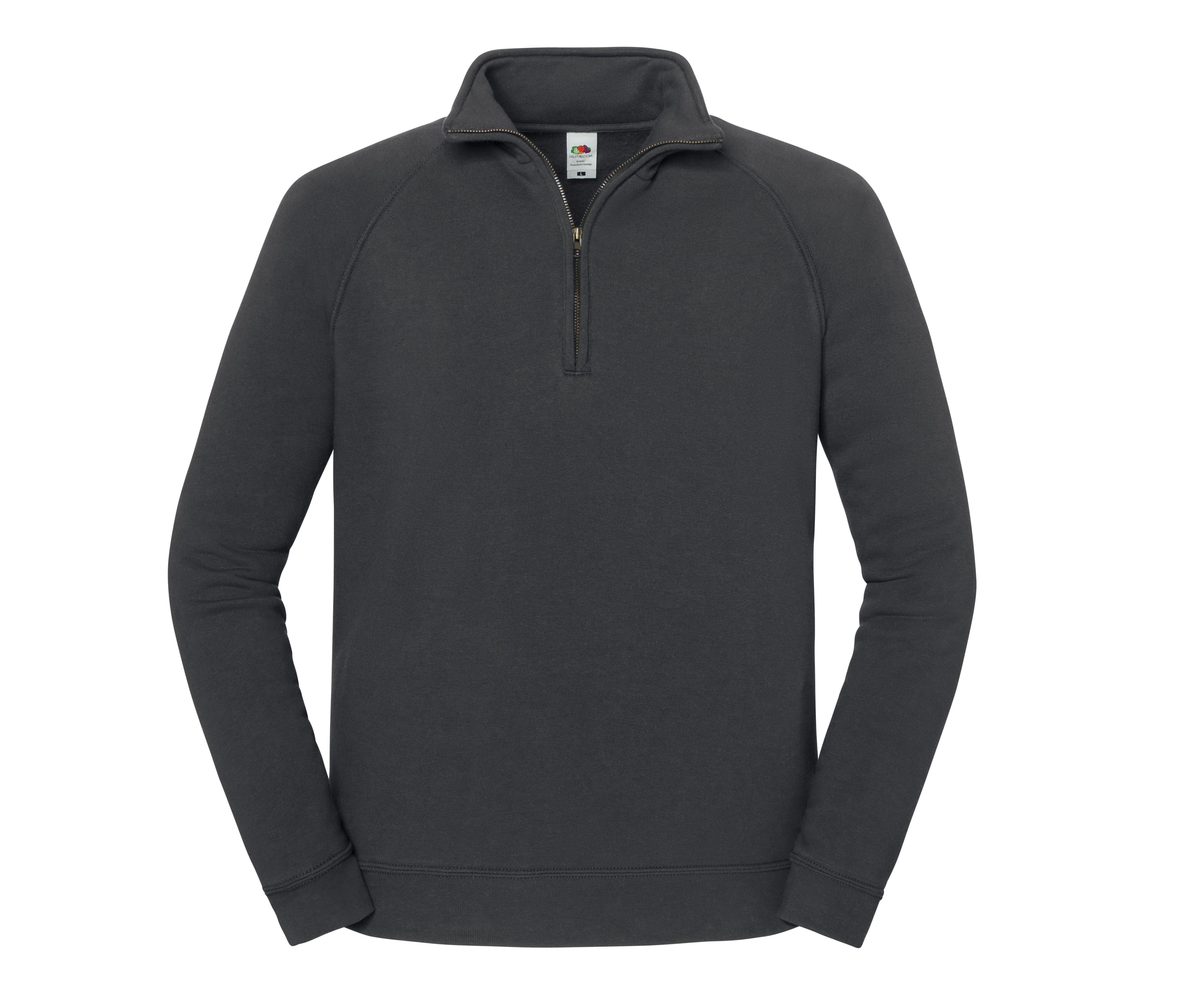 Sweat Col Zippé - Light Graphite