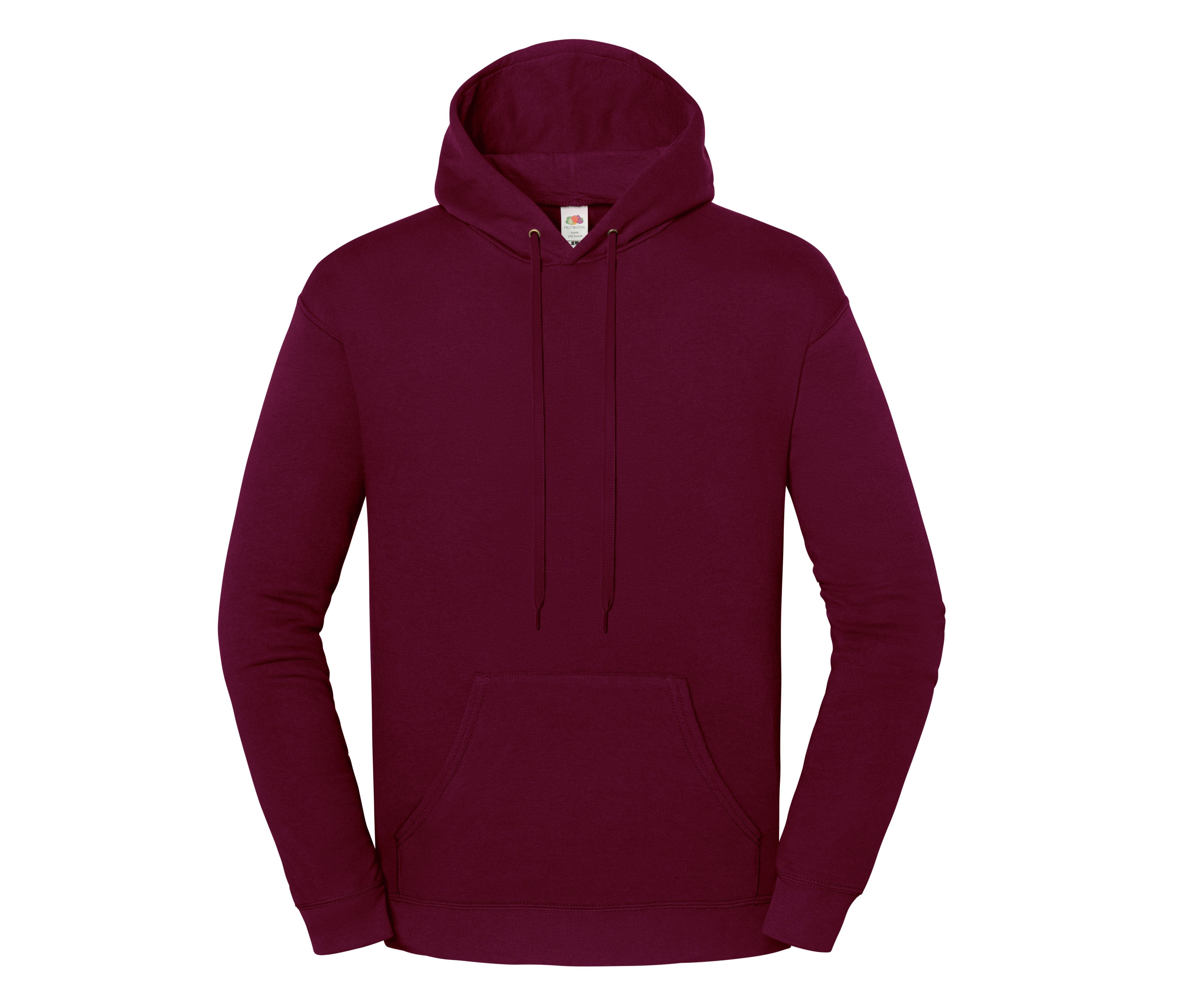 Sweat Capuche 250 - Burgundy