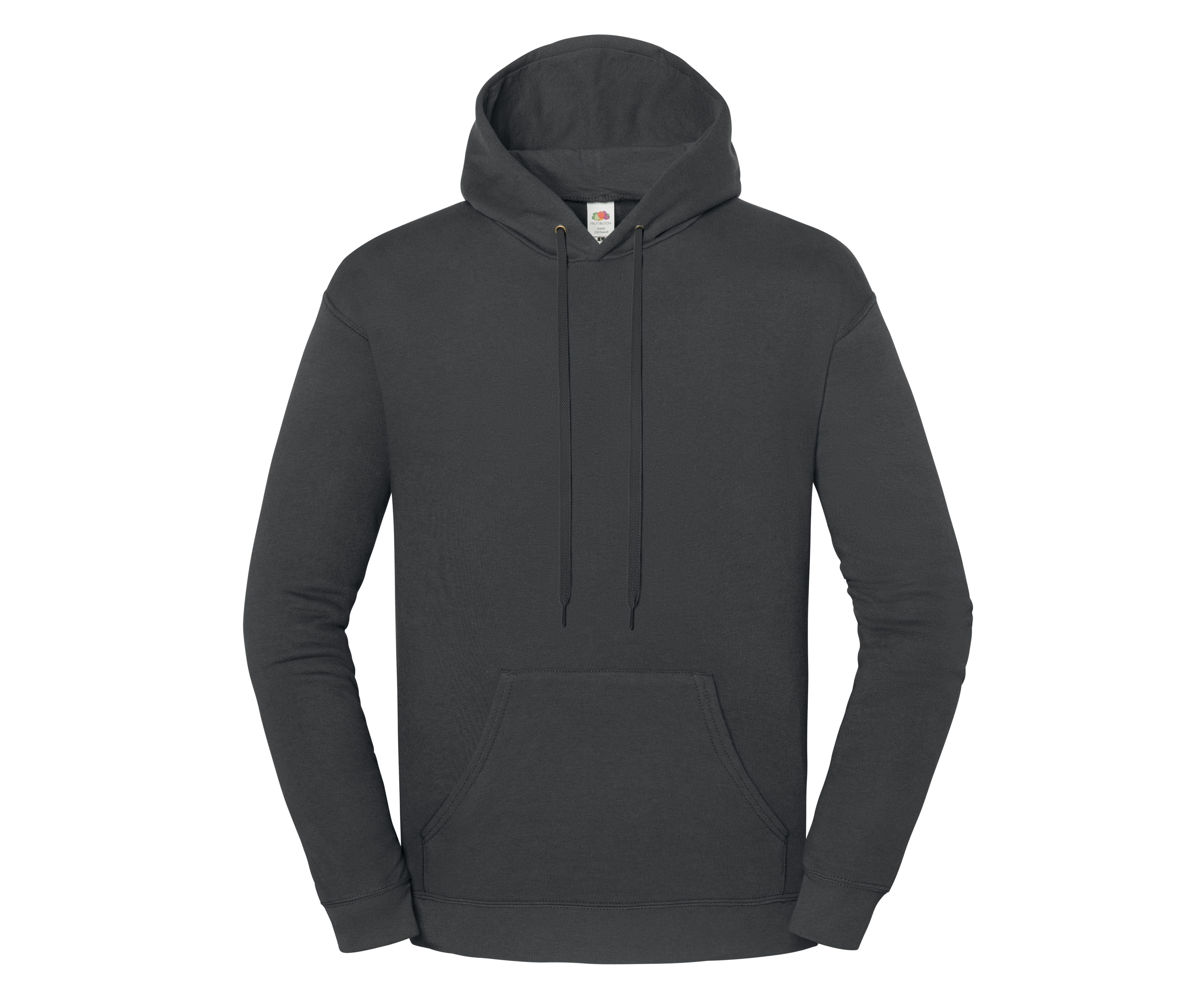 Sweat Capuche 250 - Light Graphite