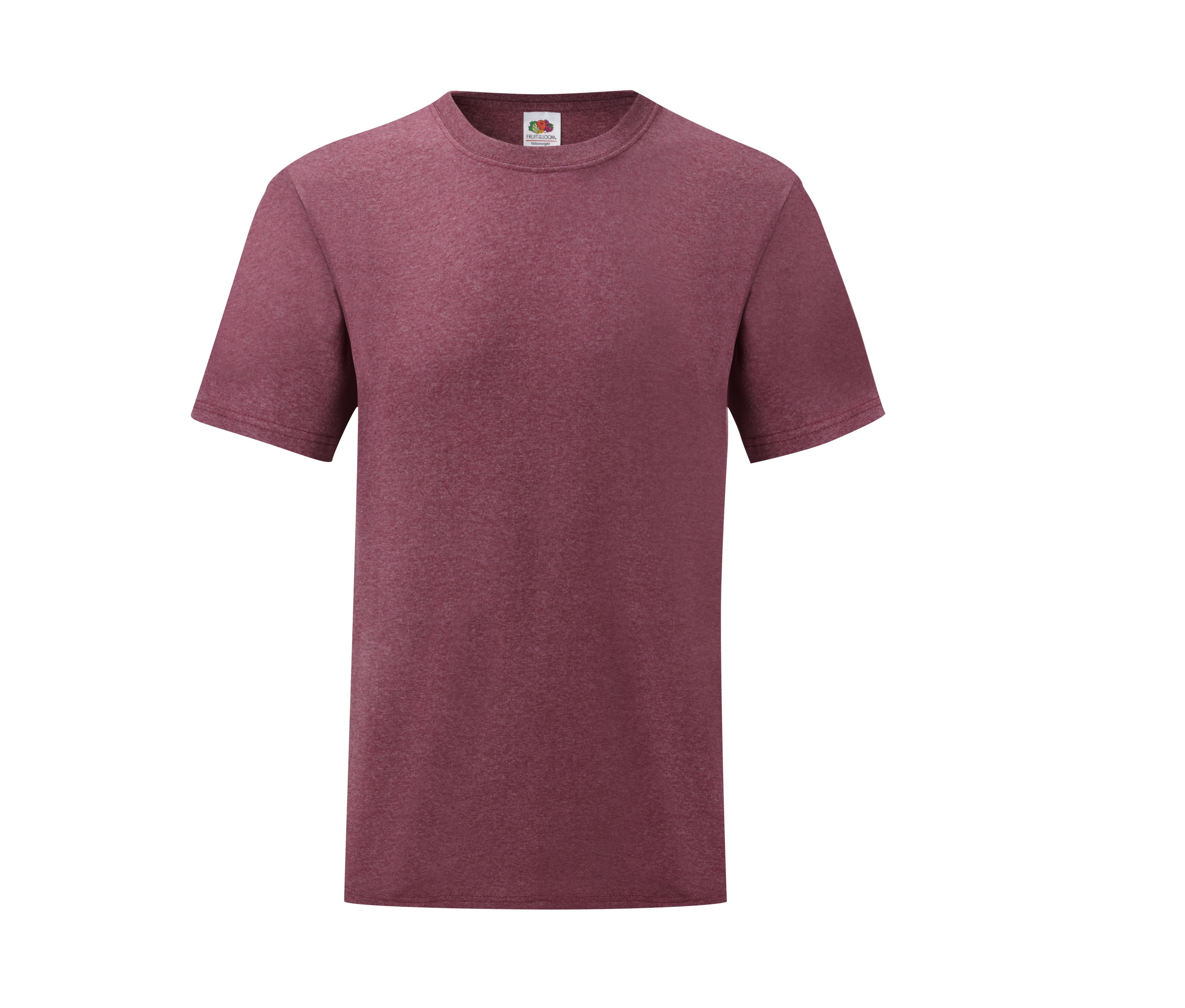 Tee-Shirt Col Rond 160 - Heather Burgundy