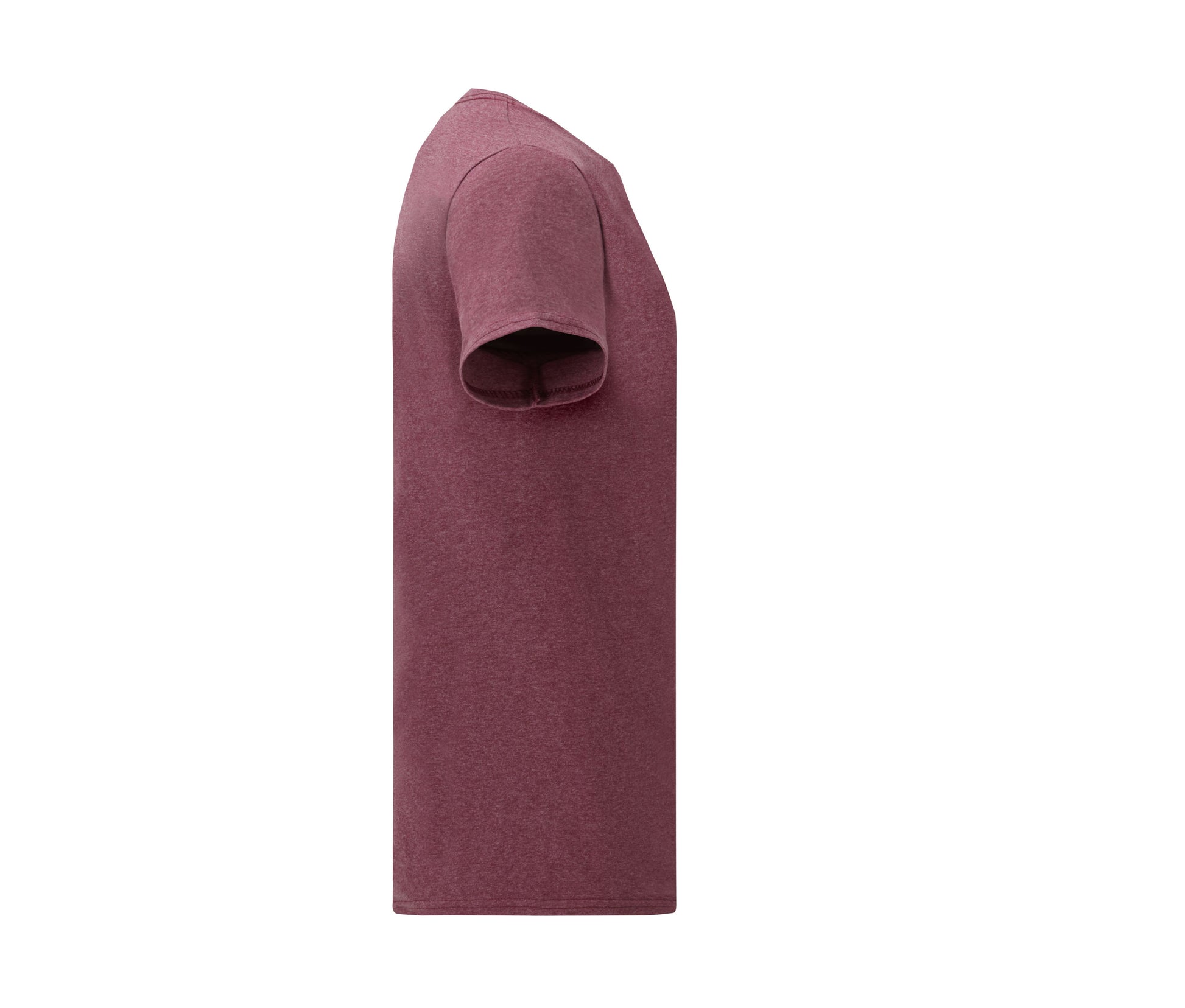 Tee-Shirt Col Rond 160 - Heather Burgundy