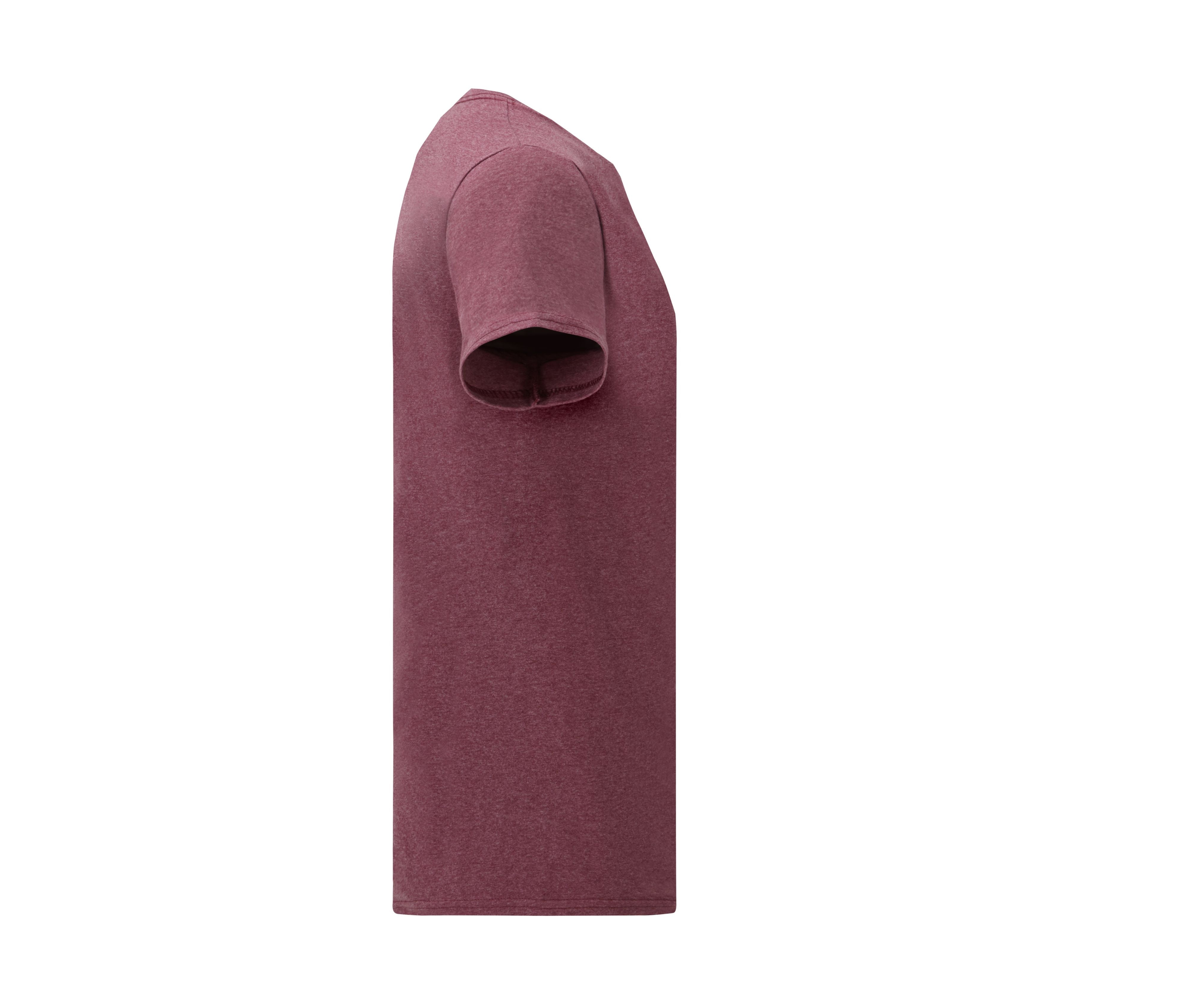Tee-Shirt Col Rond 160 - Heather Burgundy