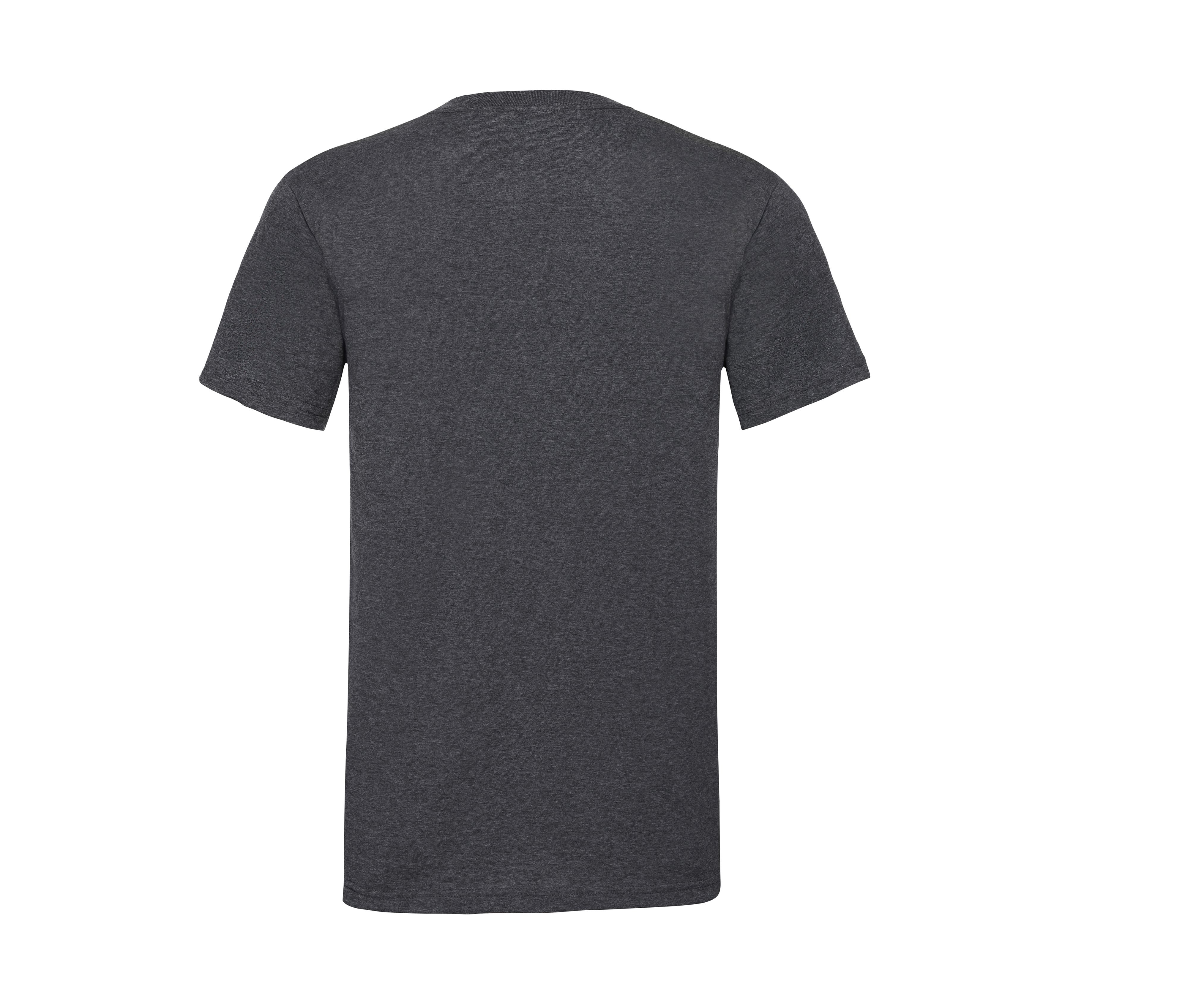 Tee-Shirt Col V - Dark Heather Grey